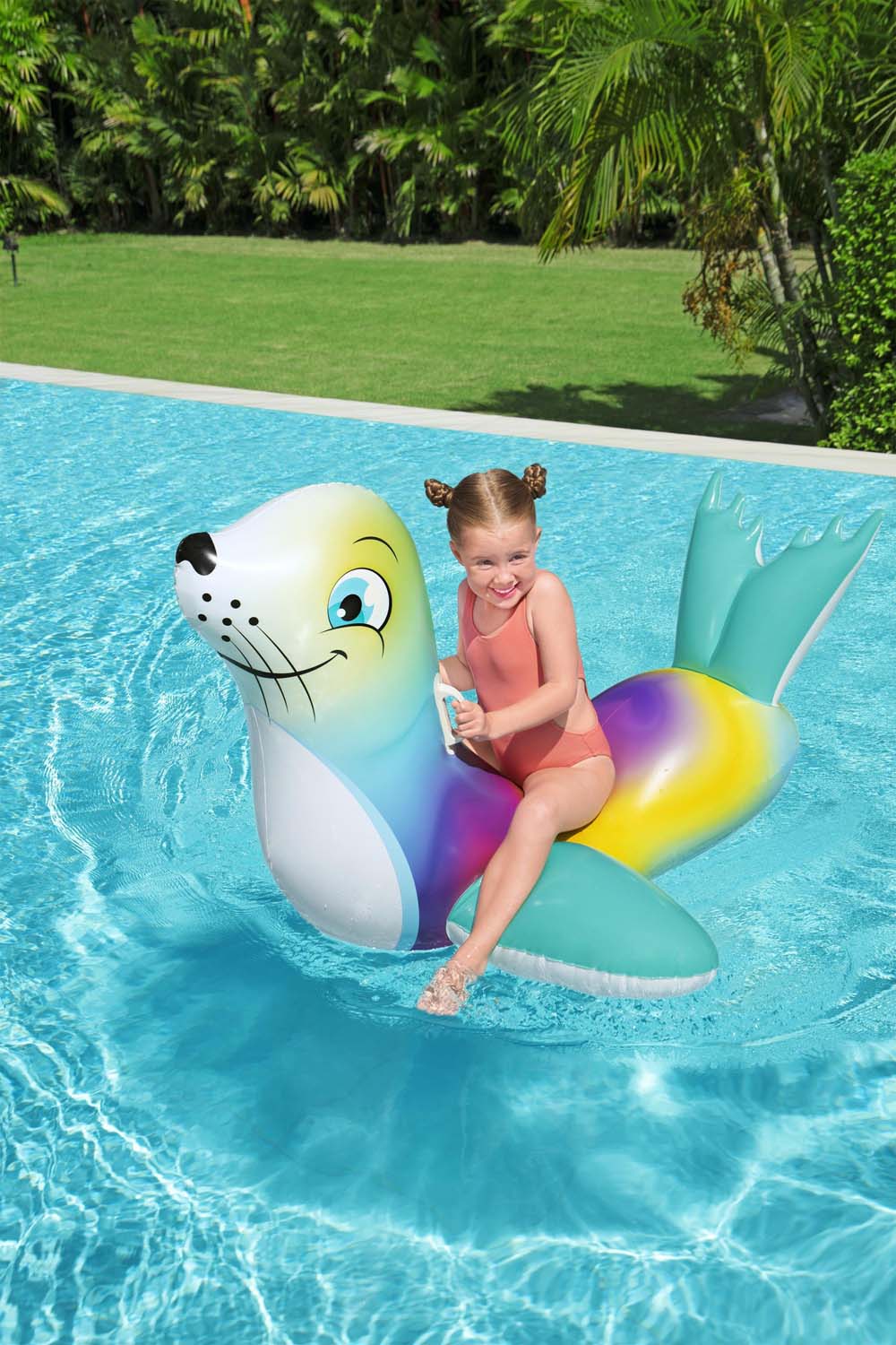 Flash N' Splash Seal™ Schwimmtier 157 x 114 cm