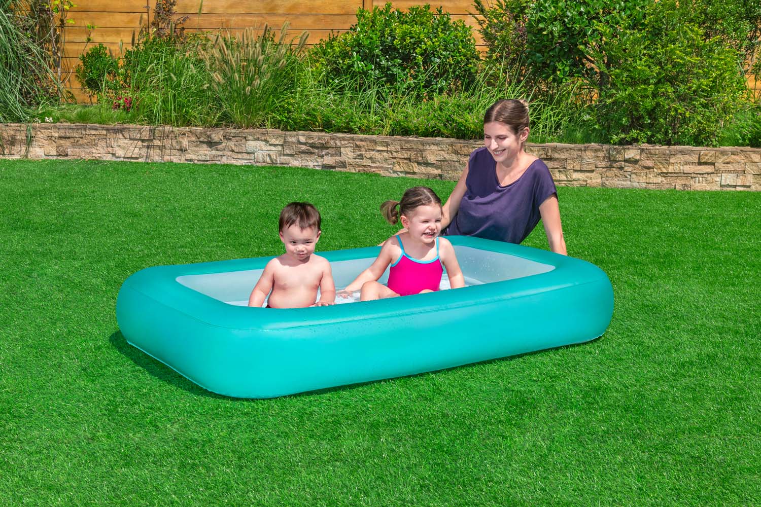 Planschbecken Aquababes™ 165 x 104 x 25 cm, eckig