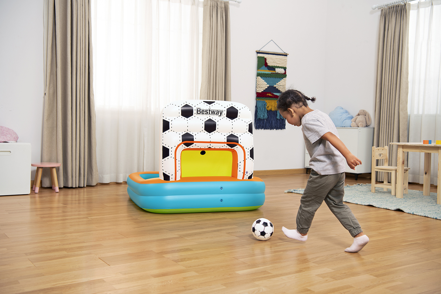 3-in-1-Bällebad Kick 'n Swish™ 120 x 107 x 84 cm