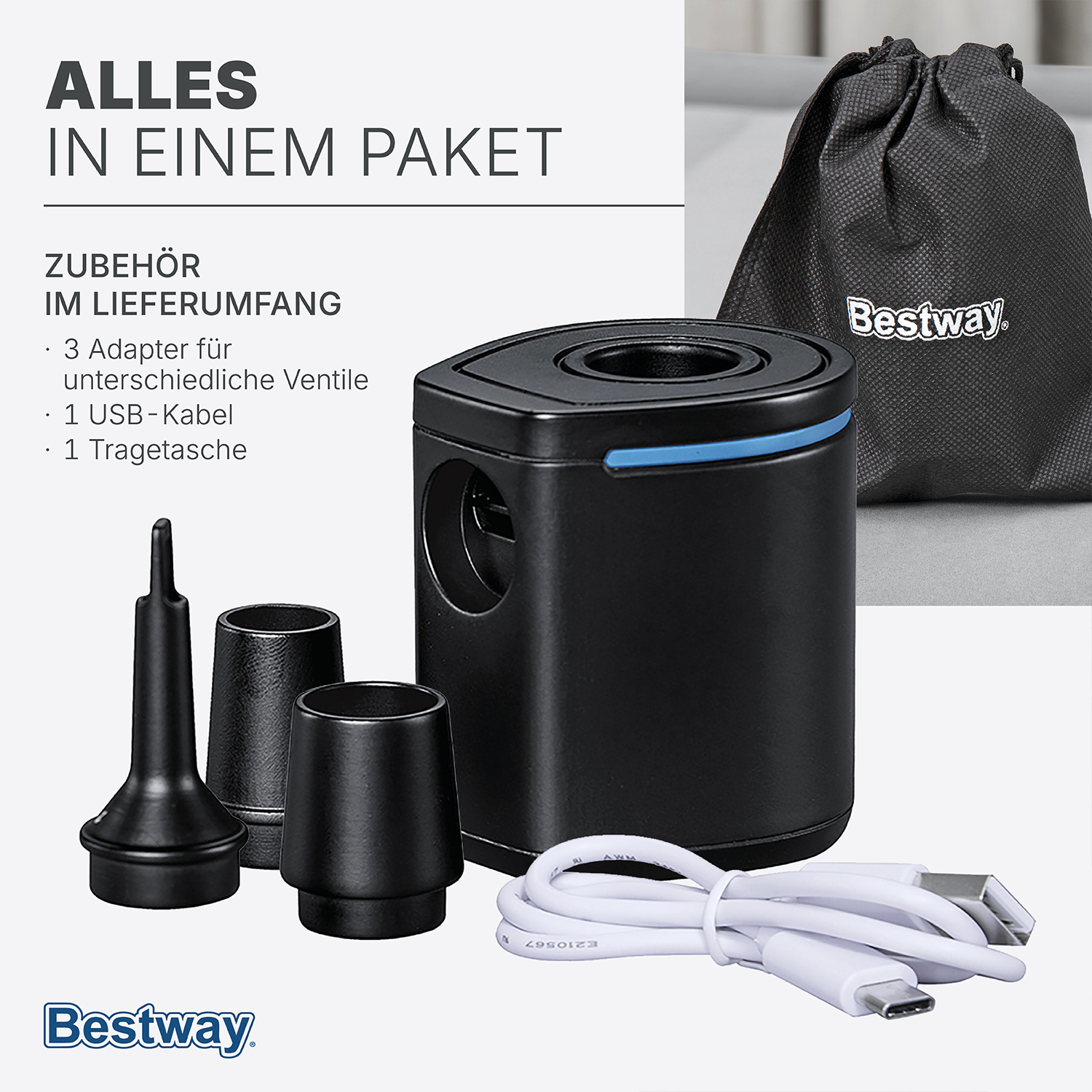 PowerTouch Pocket™ USB-Elektropumpe 90 l/min PowerTouch Pocket™ USB-Elektropumpe 90 l/min