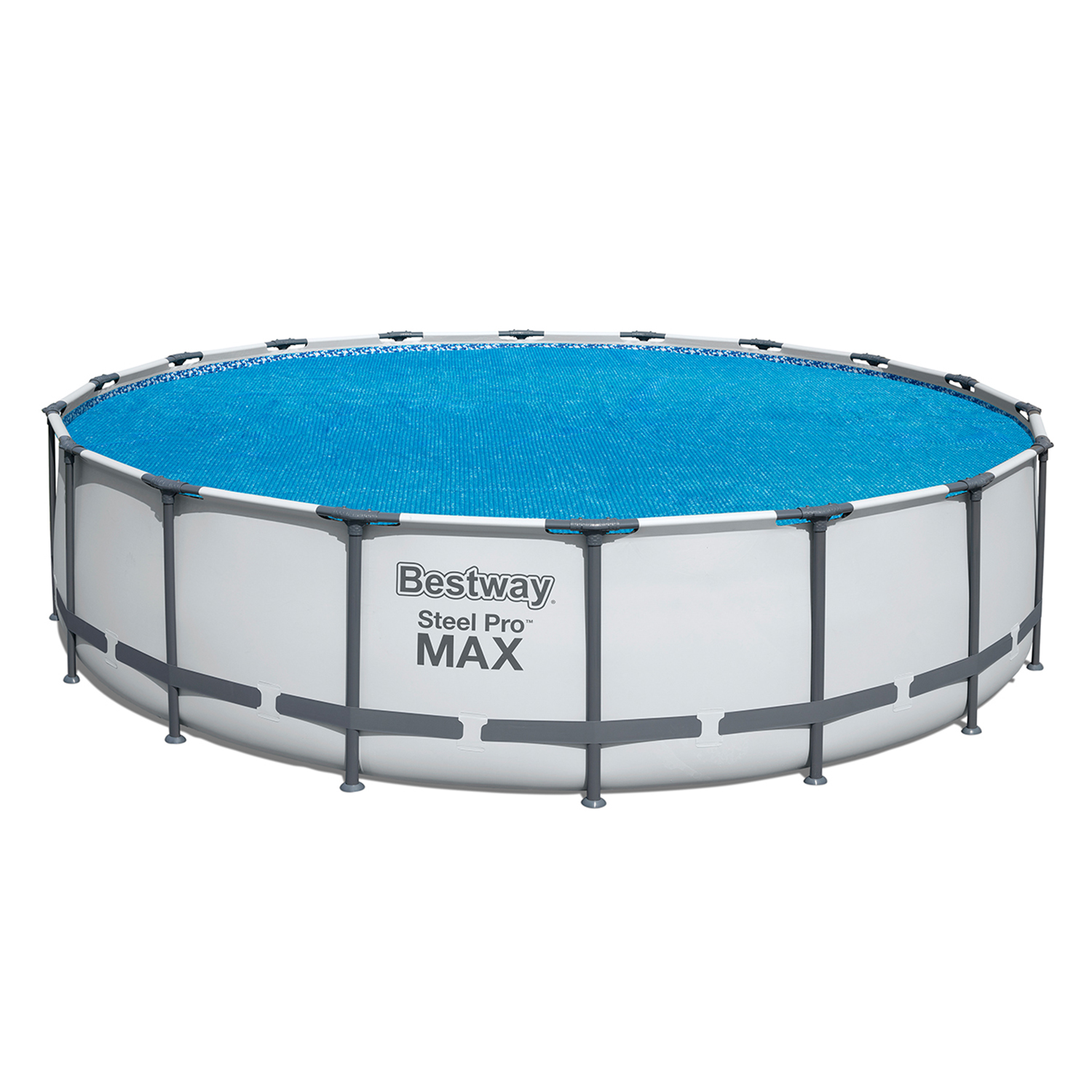 Flowclear™ PE Solarabdeckplane Ø 527 cm, blau, rund Flowclear™ PE Solarabdeckplane Ø 527 cm, blau, rund