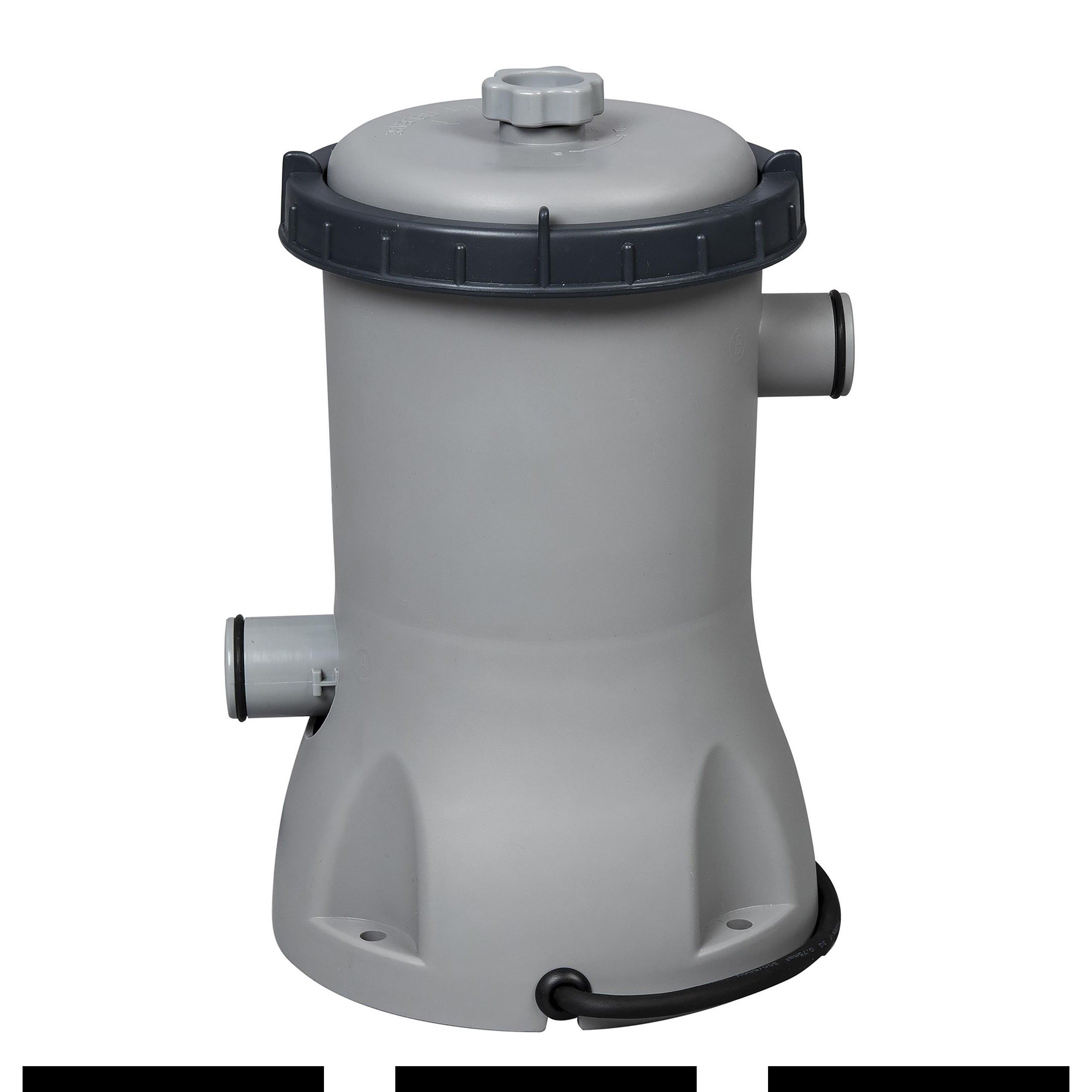 Fast Set™ Aufstellpool Set mit Filterpumpe Ø 457 x 84 cm, Rattan-Optik (Schiefergrau), rund