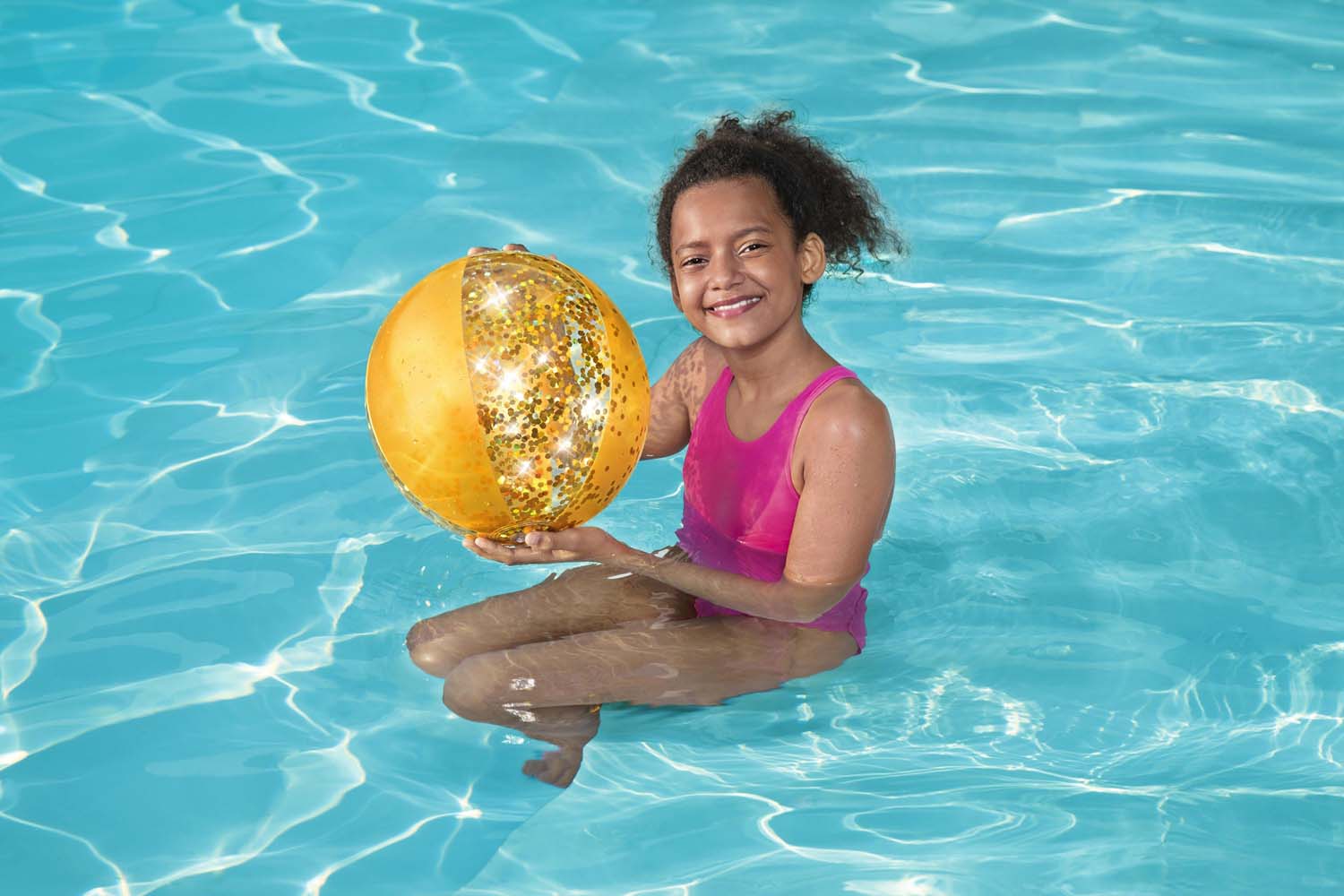 Wasserball Glitter Fusion 41 cm, sortiert