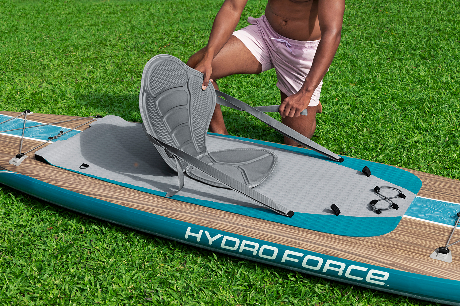 Hydro Force® SUP Allround Board-Set Freesoul Elite™ mit Sitz 335 x 84 x 15 cm