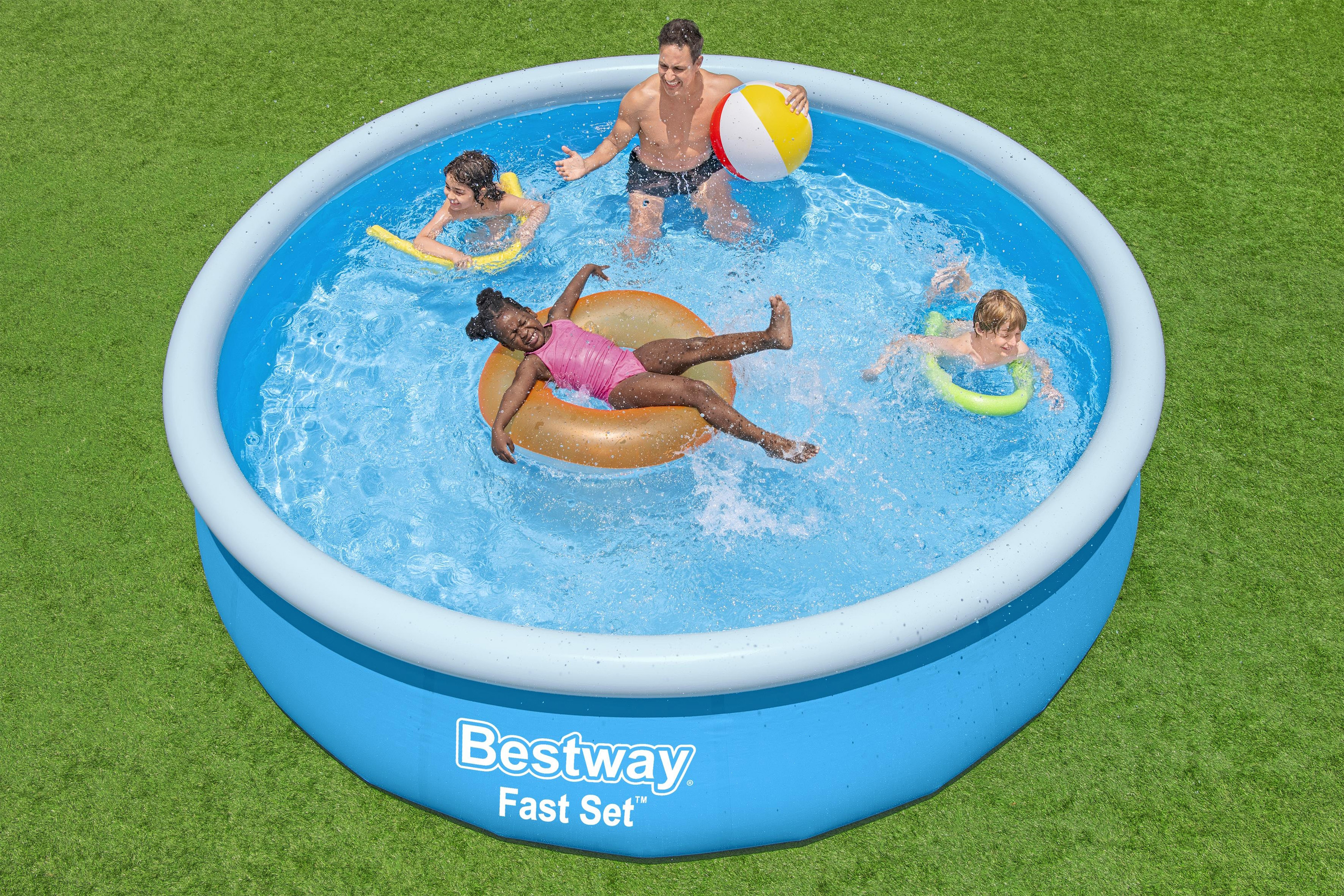 Fast Set™ Aufstellpool Set mit Filterpumpe Ø 366 x 76 cm, blau, rund