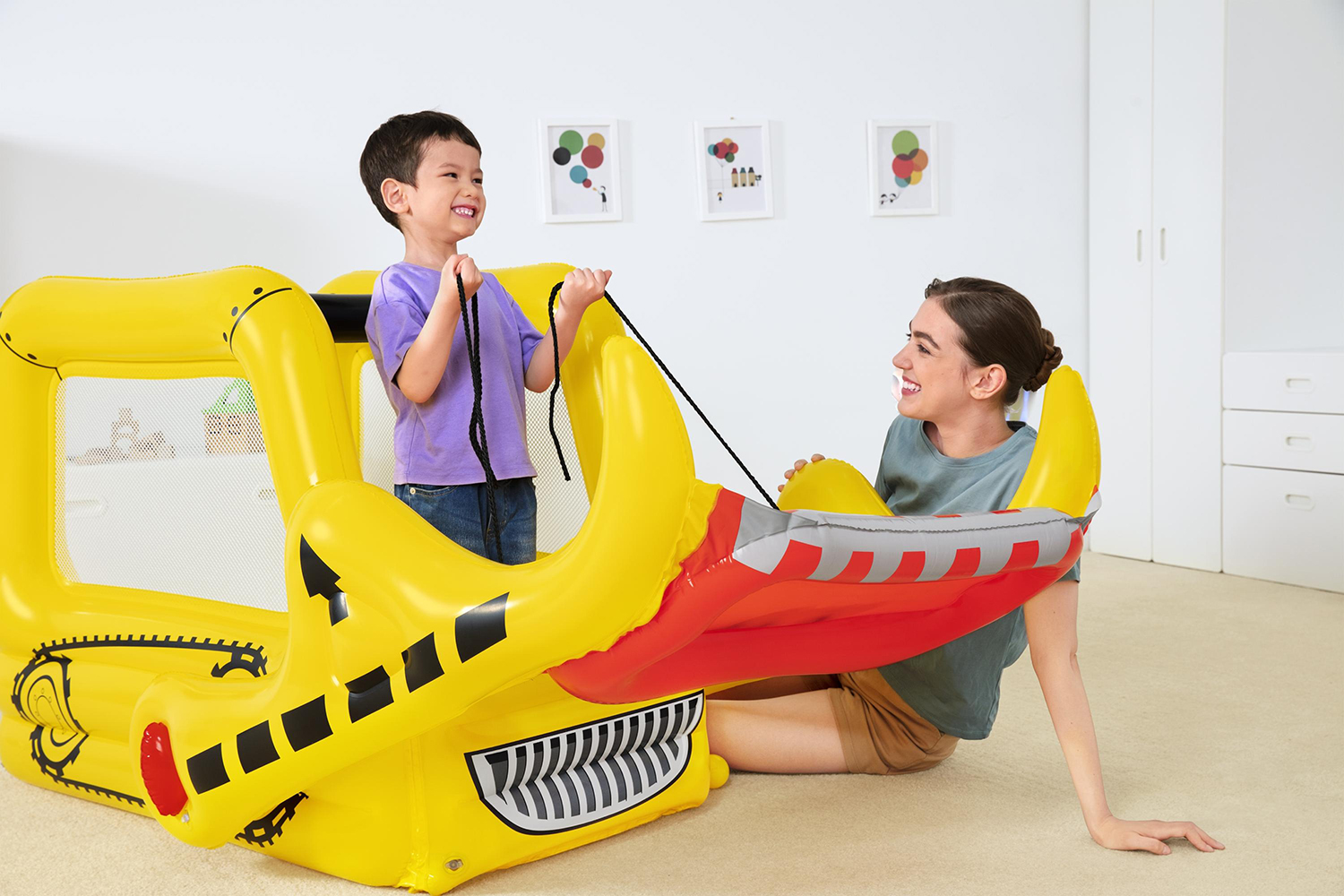 Dozer™ Bällebad Bagger 198 x 105 x 84 cm Dozer™ Bällebad Bagger 198 x 105 x 84 cm