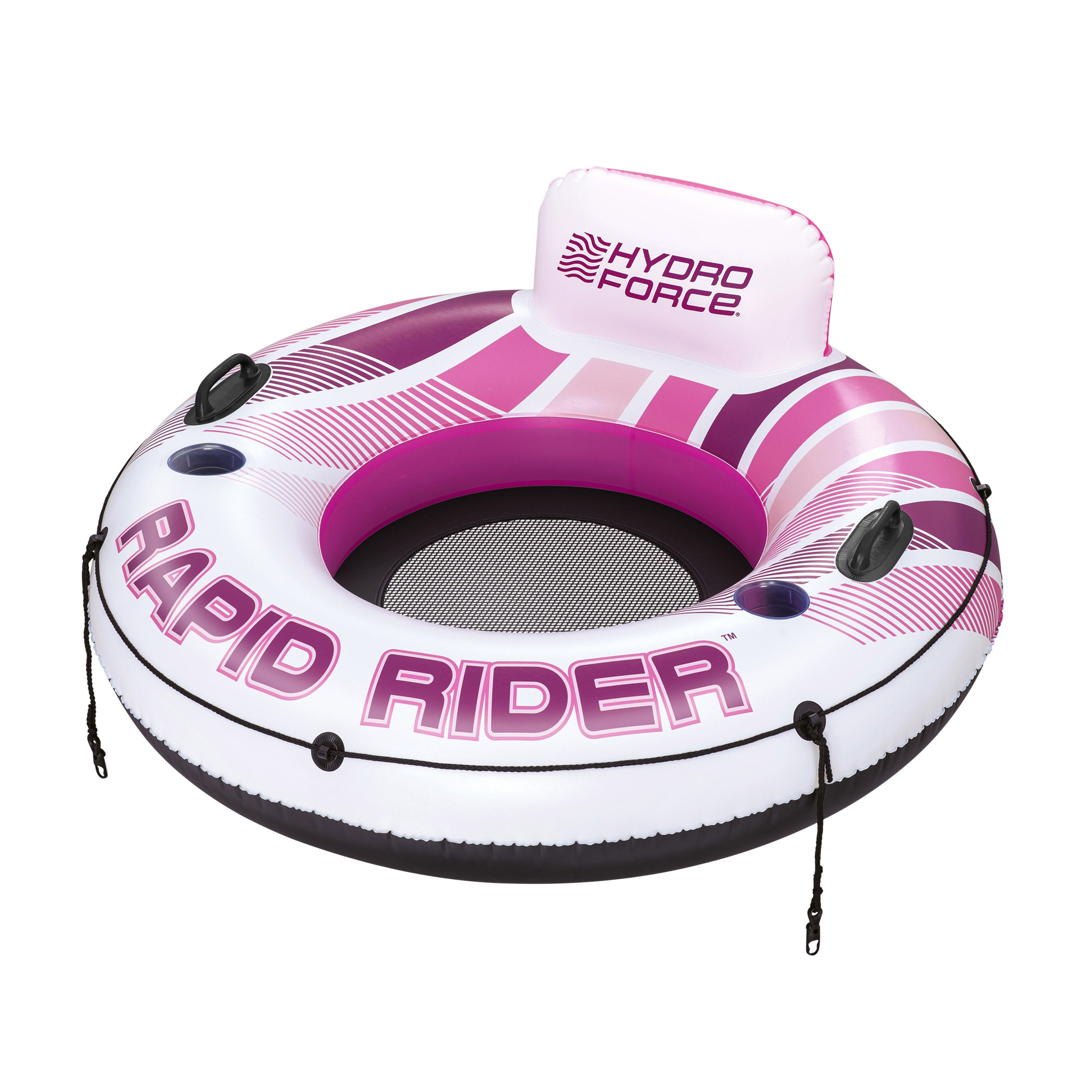 Hydro Force® Schwimmring Pink Rapid Rider™ mit Rückenlehne Ø 135 cm