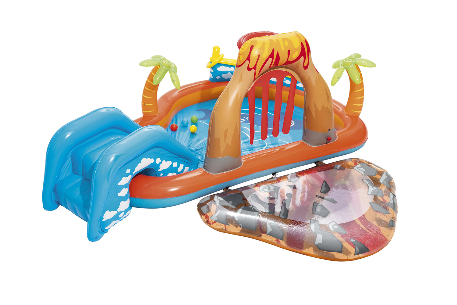 Wasserspielcenter Lava Lagoon 265 x 265 x 104 cm
