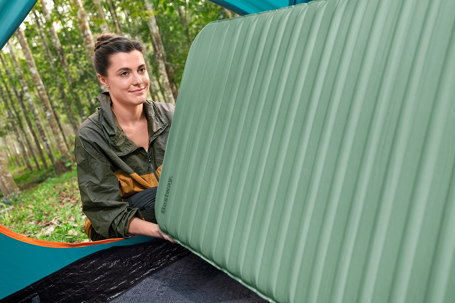 Selbstaufblasende Single-XL-Isomatte ComforTrek™ 198 x 63,5 x 10,8 cm
