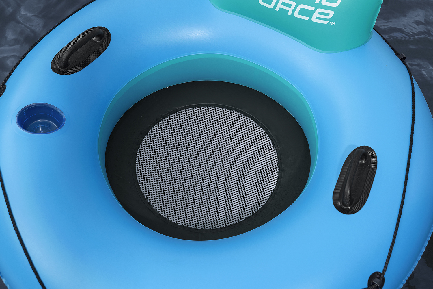 Hydro-Force™ Schwimmring White Cap Rider™ mit Rückenlehne Ø 119 cm