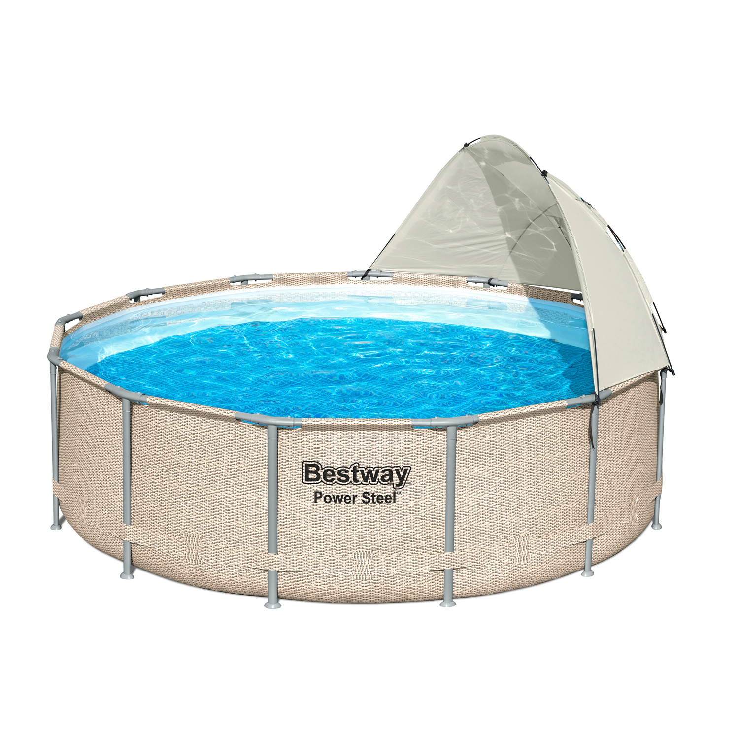Sonnenschutzdach für runde Pools