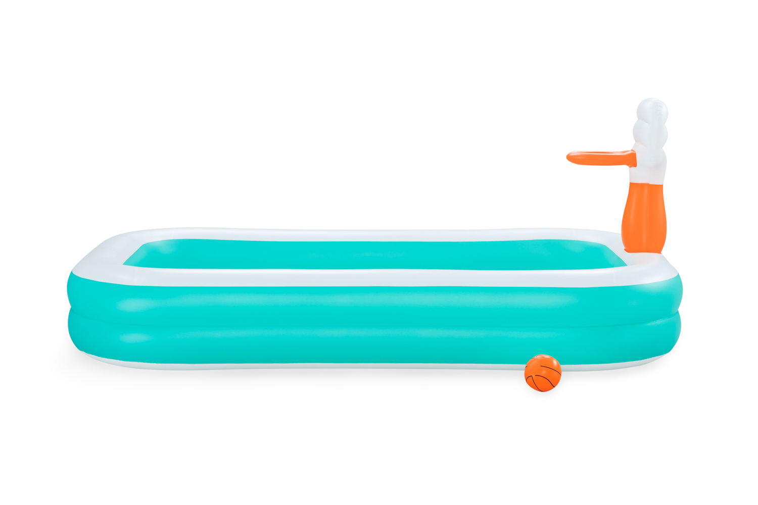 Family Pool Dunk N' Splash™ mit Basketballkörben 251 x 168 x 102 cm