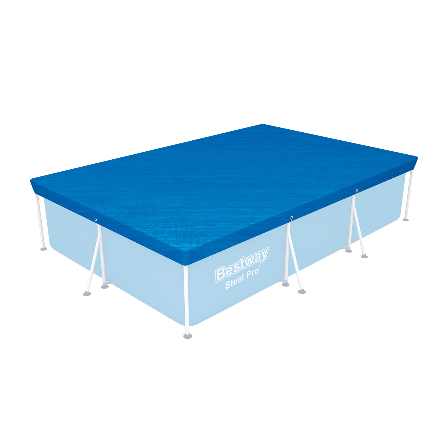 PE-Abdeckplane 304 x 205 cm, blau, eckig