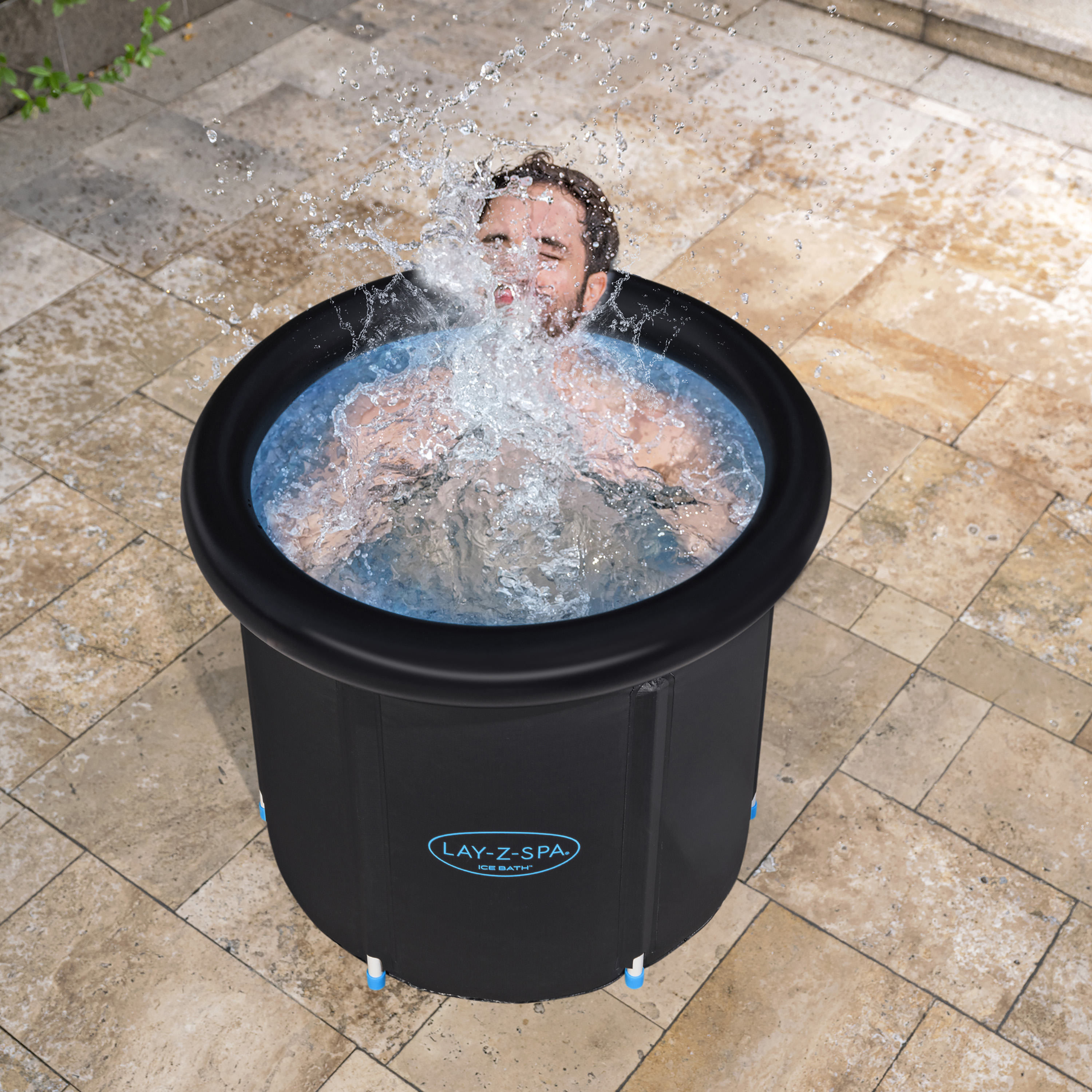 LAY-Z-SPA® Eisbad Glacial Zen™ mit Filterpumpe Ø 86 x 78 cm, rund