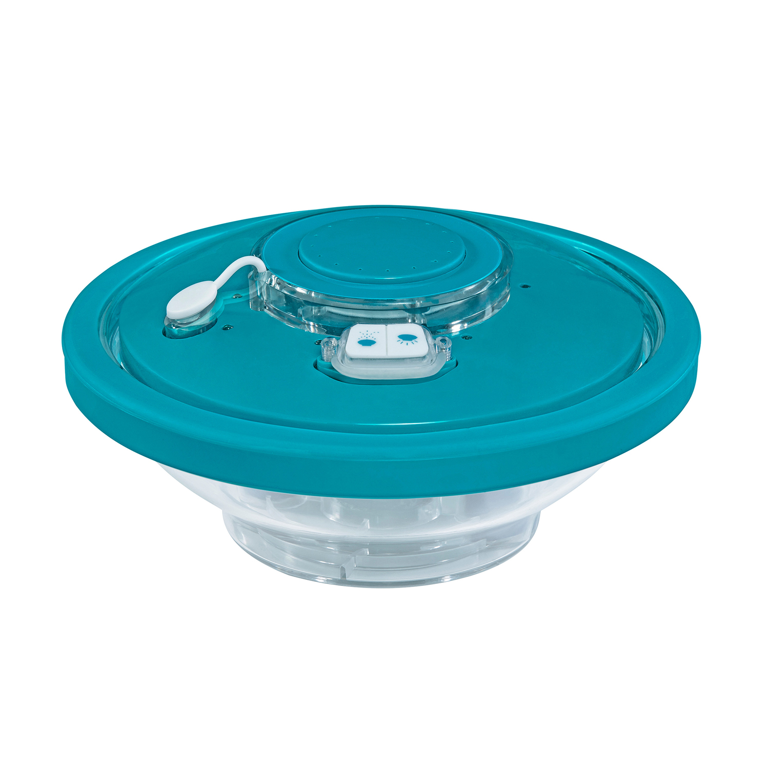 akkubetriebene LED-Wasserfontäne Ø 18,9 x 9,3 cm