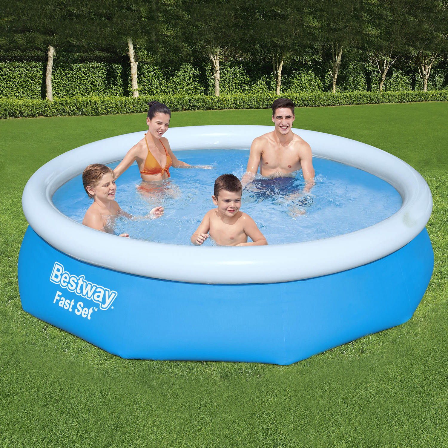 Fast Set™ Aufstellpool ohne Pumpe Ø 305 x 76 cm, blau, rund