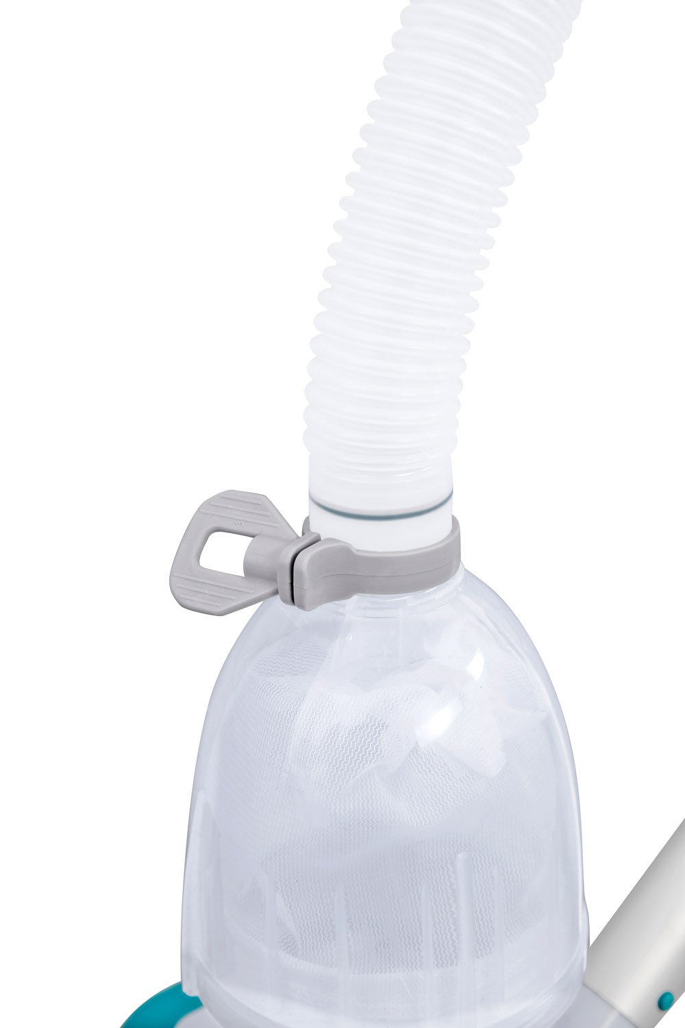 Poolpflege Basis-Set AquaClean™ mit pumpenbetriebenem Poolsauger & Kescher  für Poolgrößen bis 610 cm