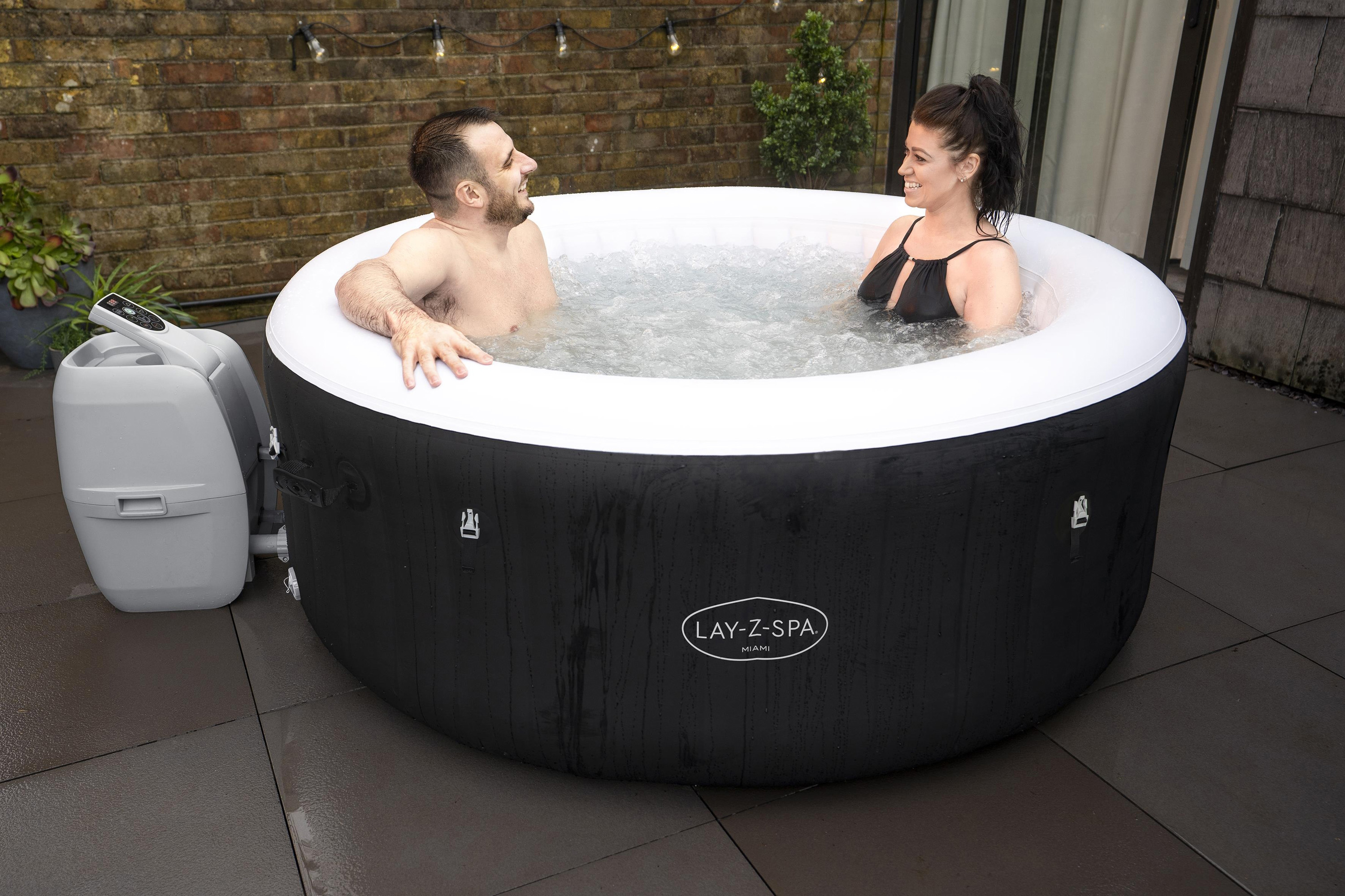 LAY-Z-SPA® Whirlpool Miami AirJet™ Ø 180 x 66 cm, rund