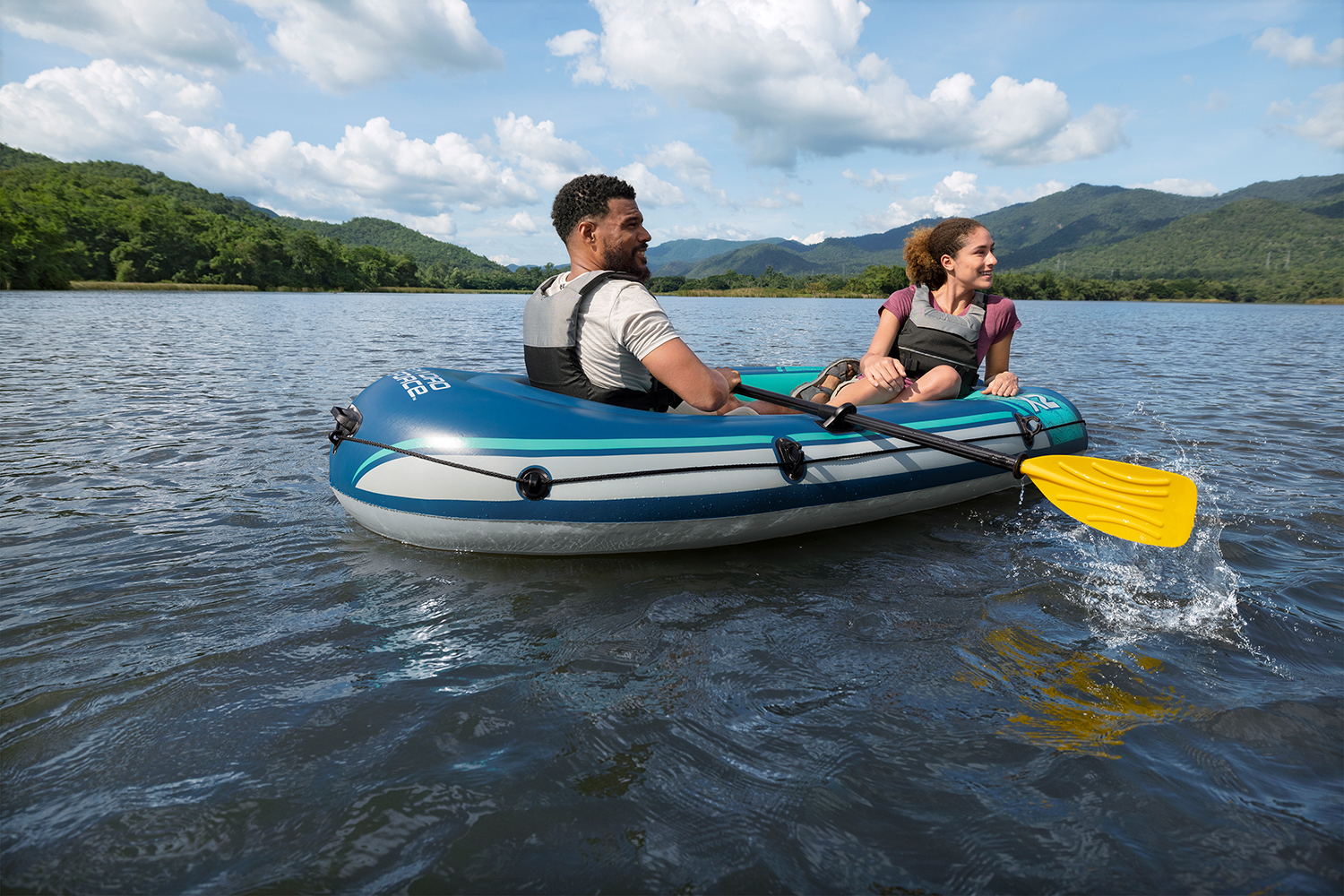 Hydro Force® Schlauchboot-Set Trek™ X2 232 x 118 x 37 cm