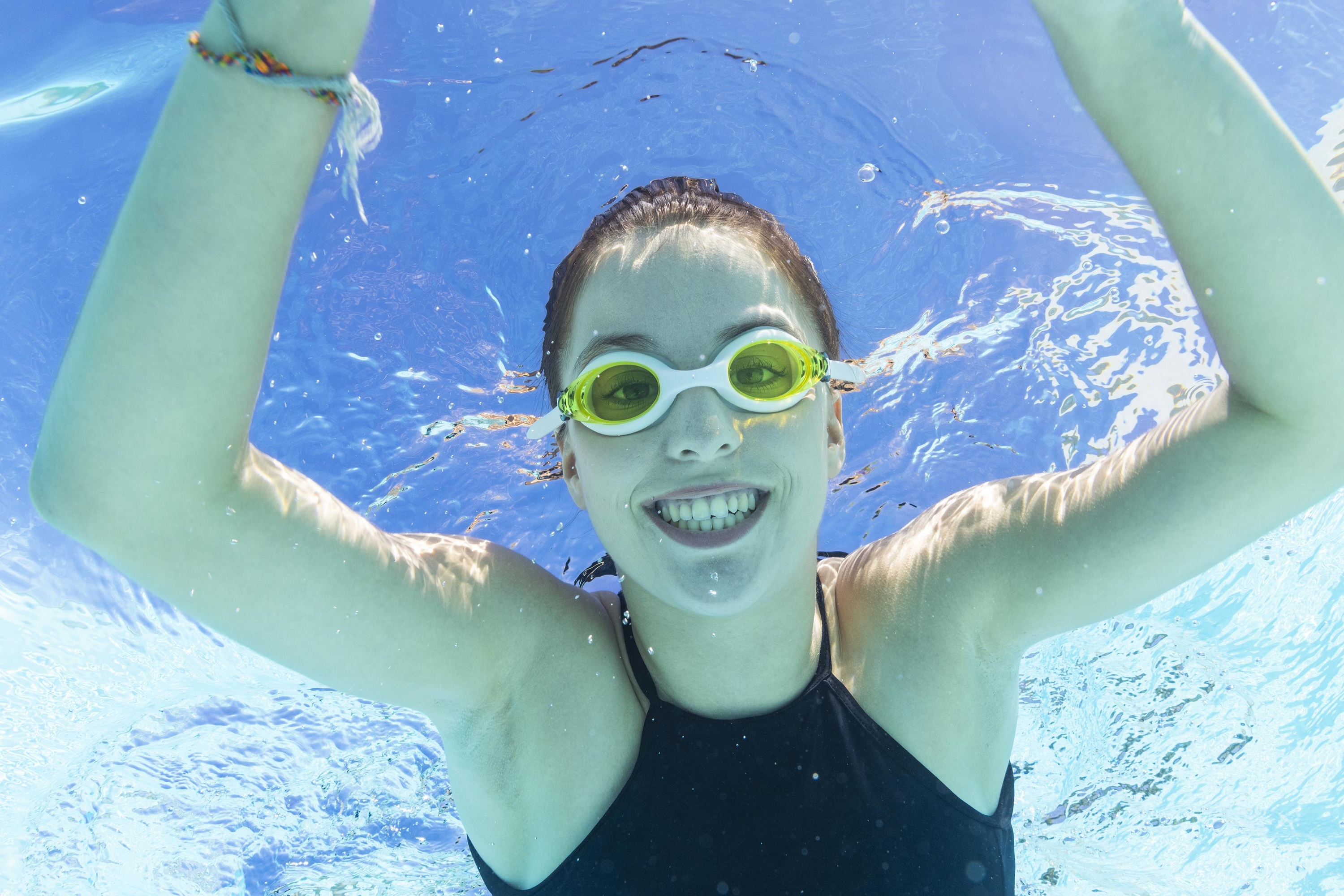 Lightning Pro™ Schwimmbrille ab 14 Jahren, Gelb