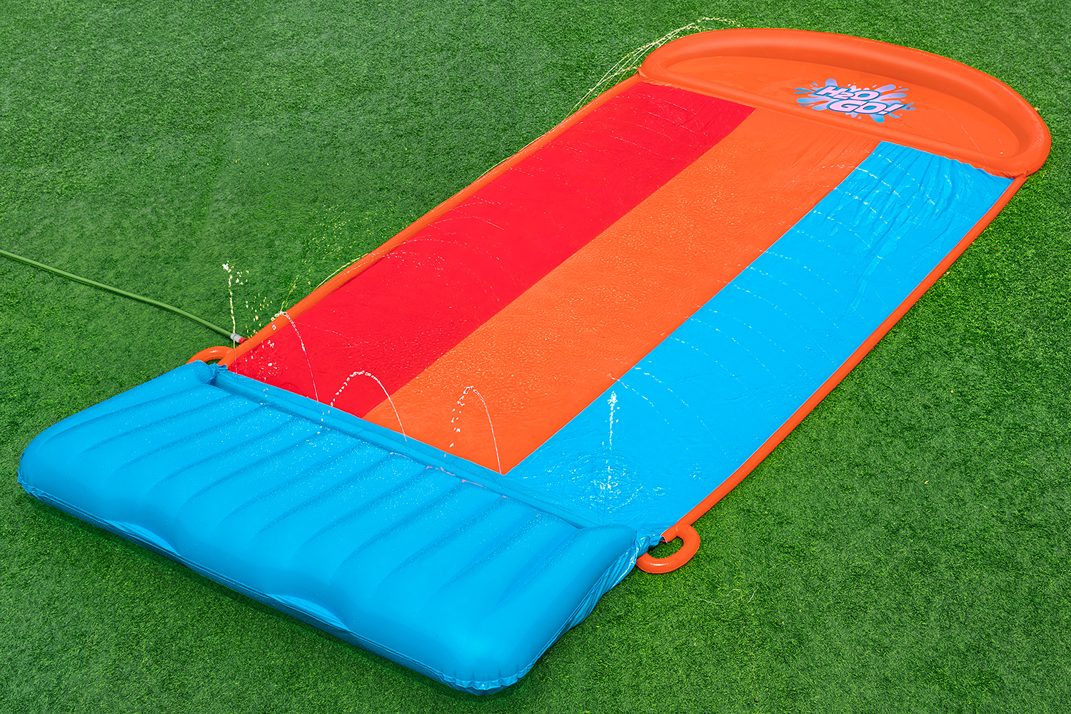 H2OGO!® 3-Personen-Wasserrutsche Tsunami Splash Ramp™ 472 x 207,5 x 30,5 cm H2OGO!® 3-Personen-Wasserrutsche Tsunami Splash Ramp™ 472 x 207,5 x 30,5 cm