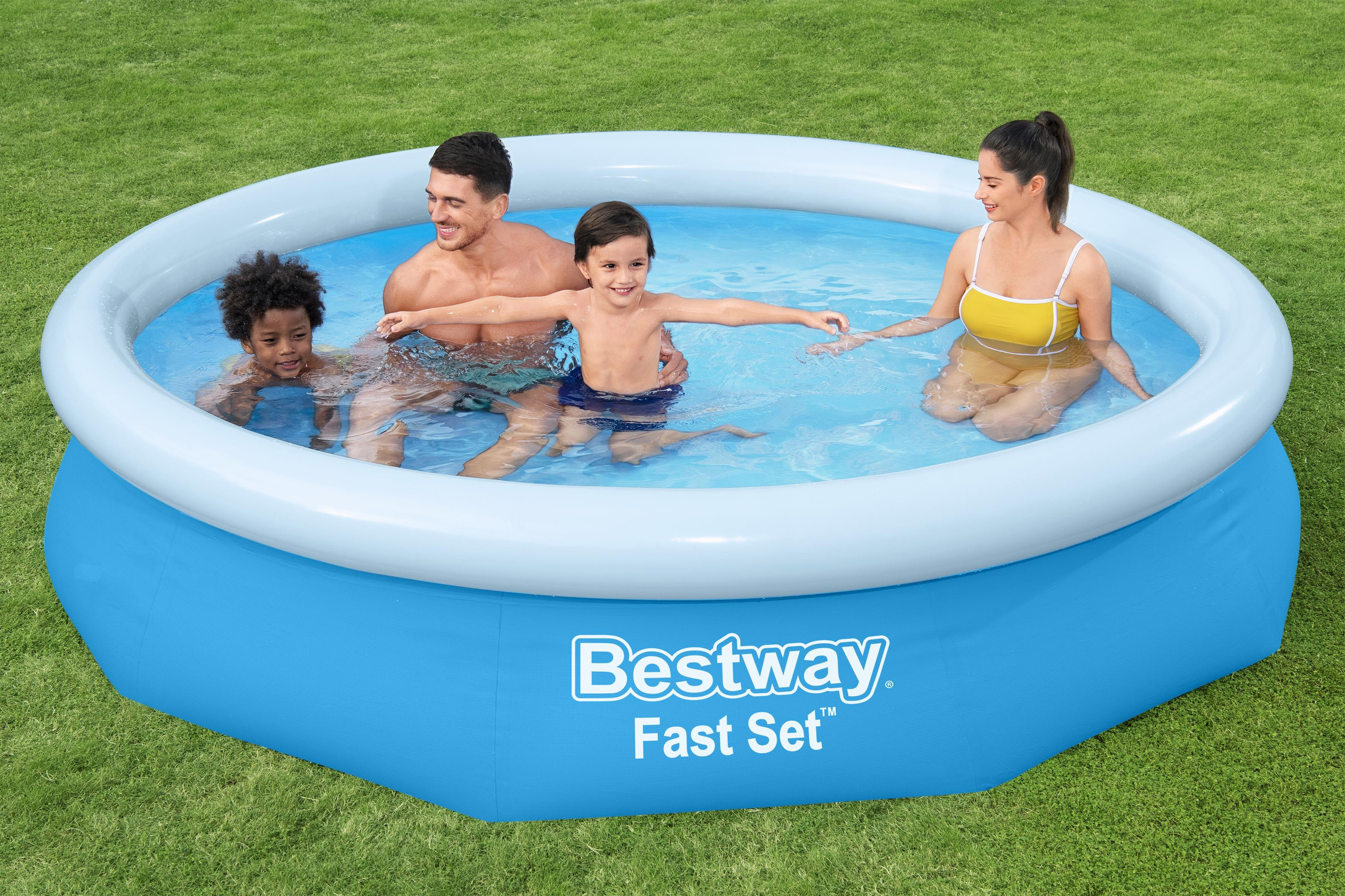Fast Set™ Aufstellpool Set mit Filterpumpe Ø 305 x 66 cm, blau, rund