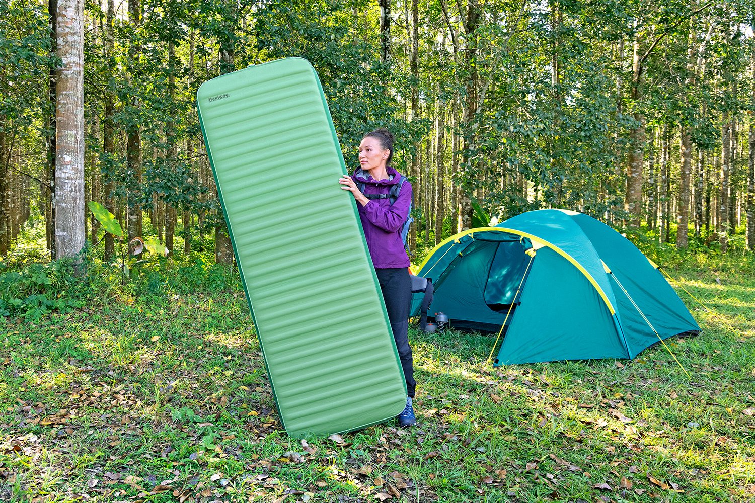 Aufblasbare Single XL Schlafmatte ComforTrek™ 198 x 63,5 x 10,8 cm Aufblasbare Single XL Schlafmatte ComforTrek™ 198 x 63,5 x 10,8 cm