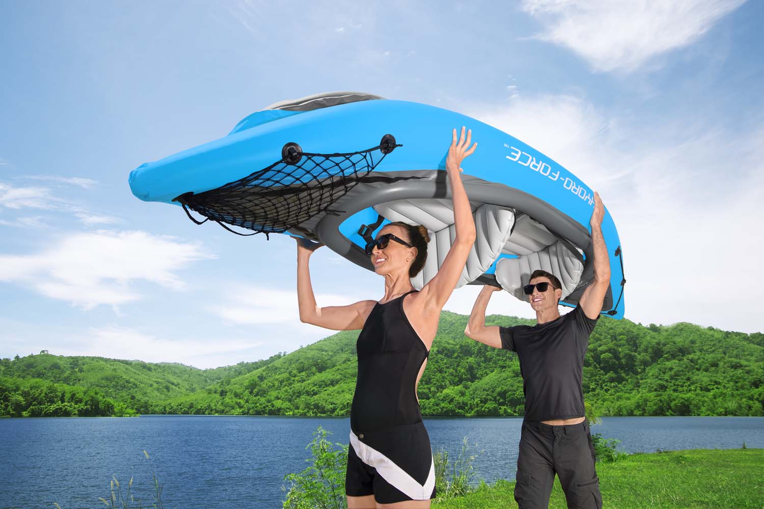 Hydro-Force™ Kajak-Set Cove Champion™ X2 331 x 88 x 45 cm