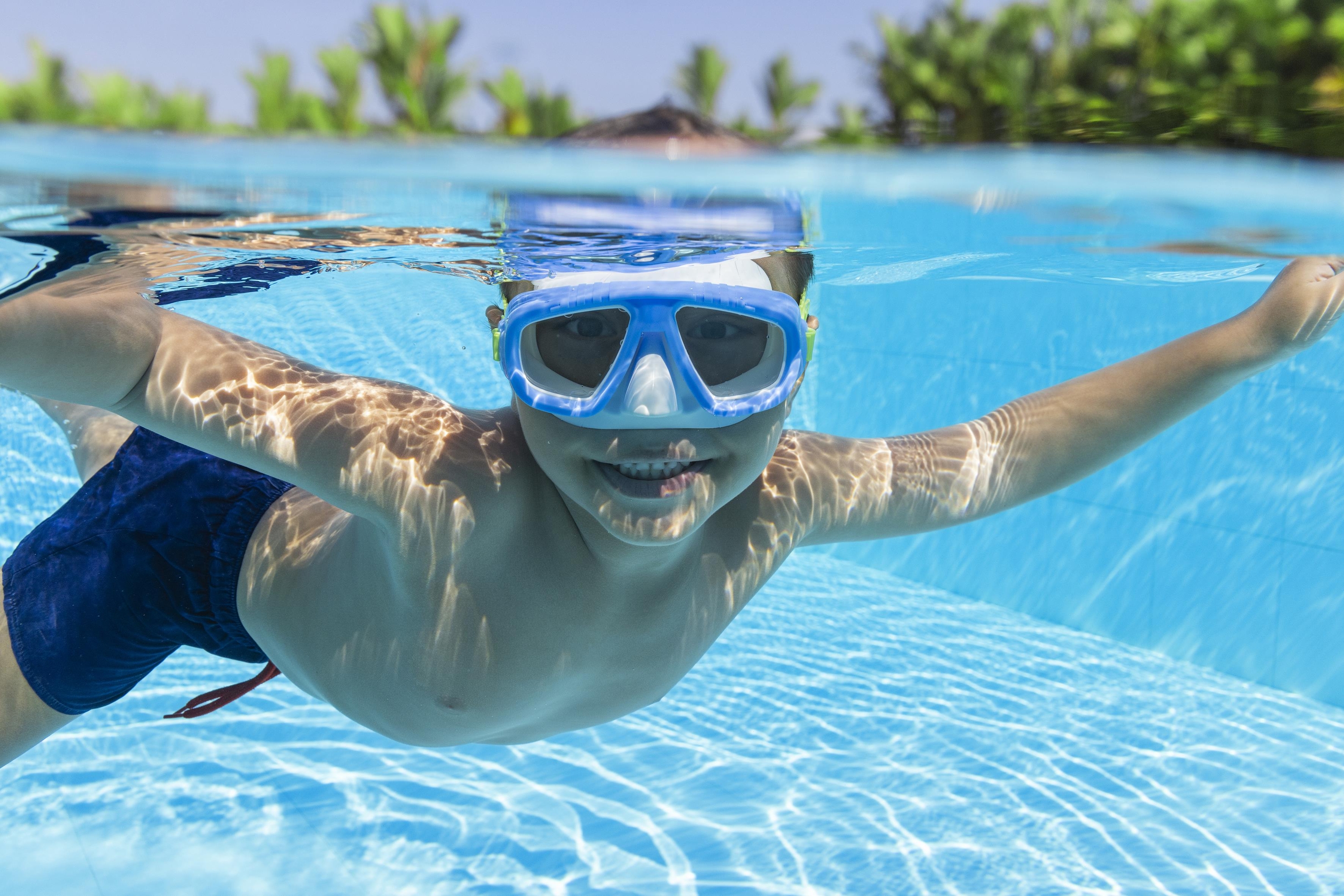 Aqua Champ Essential™ Tauchmaske ab 3 Jahren, Blau
