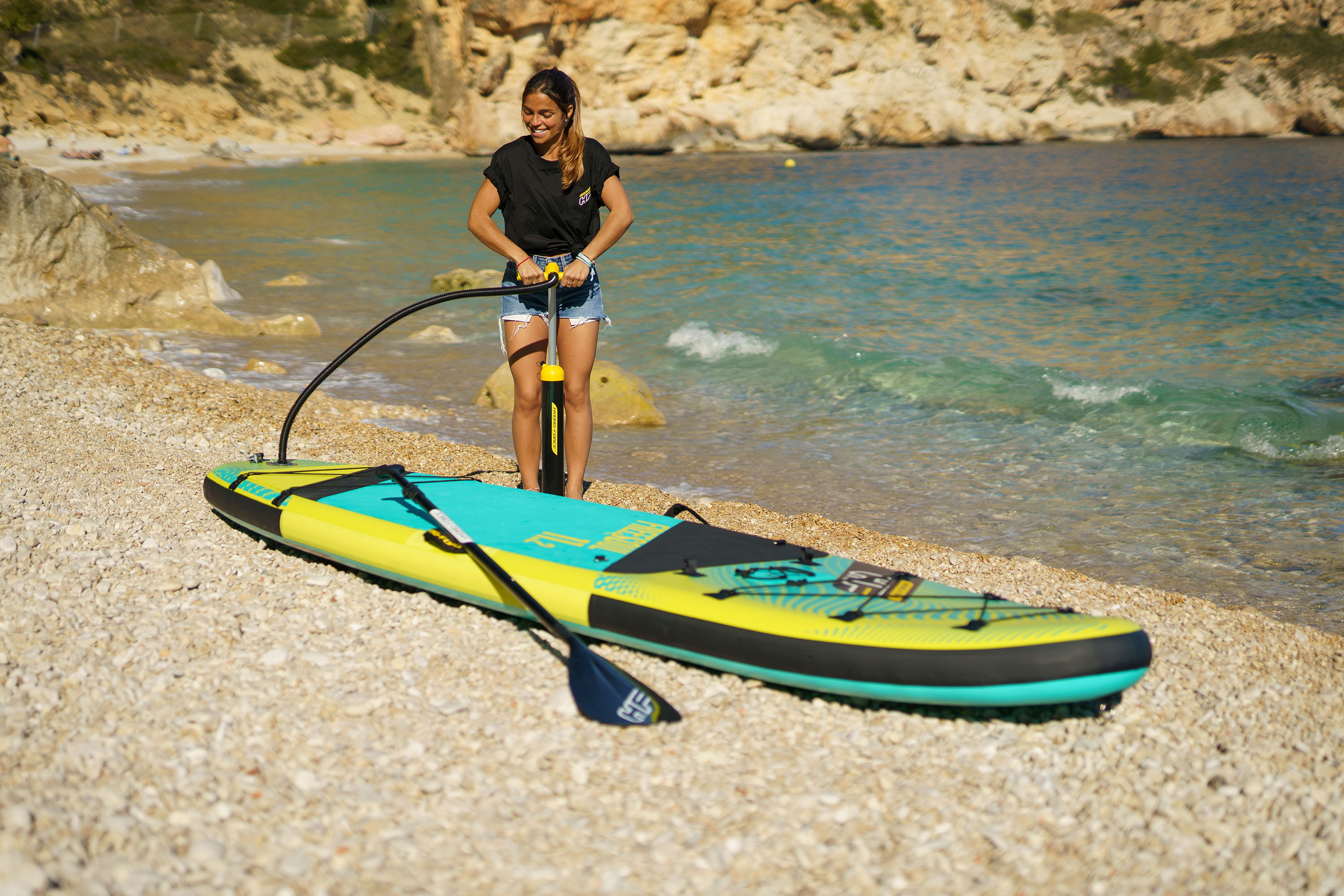 Hydro Force® SUP Touring Board-Set Freesoul™ Tech 340 x 89 x 15 cm