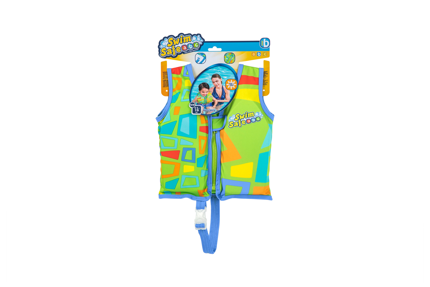 Swim Safe ABC™ Schwimmweste mit Textilbezug Stufe B AquaStar™ 1-3 Jahre, sortiert