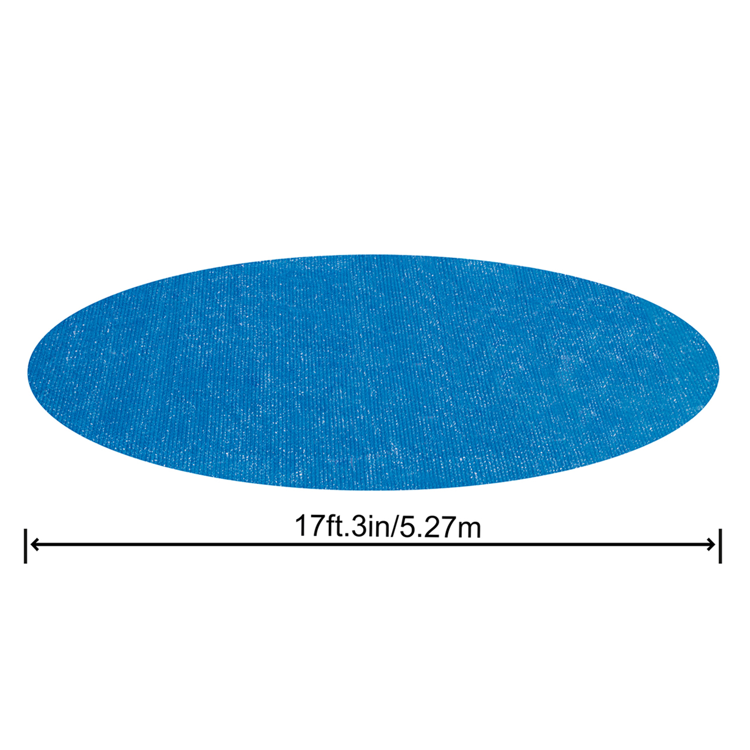 Flowclear™ PE Solarabdeckplane Ø 527 cm, blau, rund Flowclear™ PE Solarabdeckplane Ø 527 cm, blau, rund