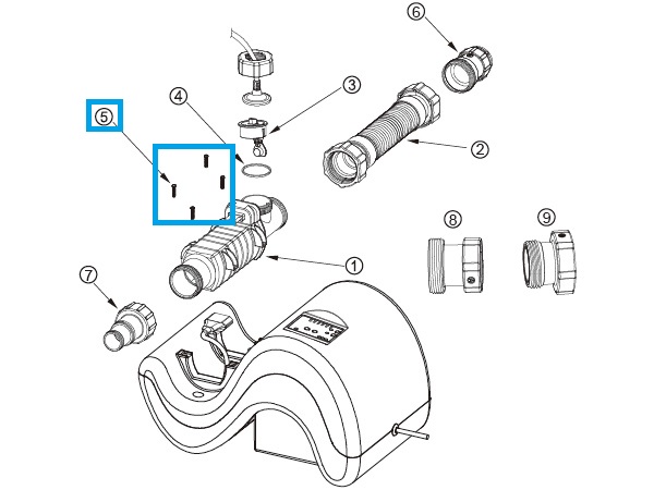 Bestway® Spare Part Screw M4x16 for Flowclear salt water unit (58216 | 2018, 2019) Bestway® Spare Part Screw M4x16 for Flowclear salt water unit (58216 | 2018, 2019)