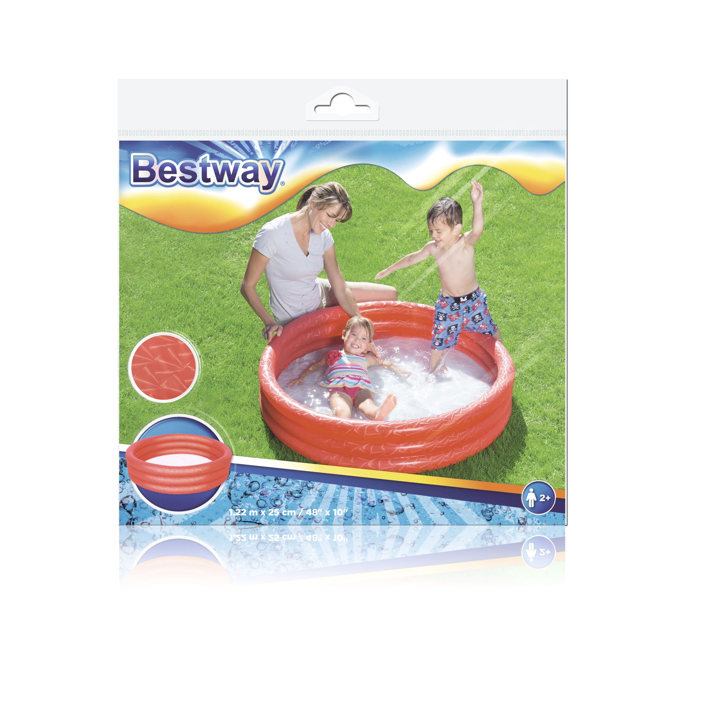 Bestway® ?48" x H10"/?1.22m x H25cm Play Pool