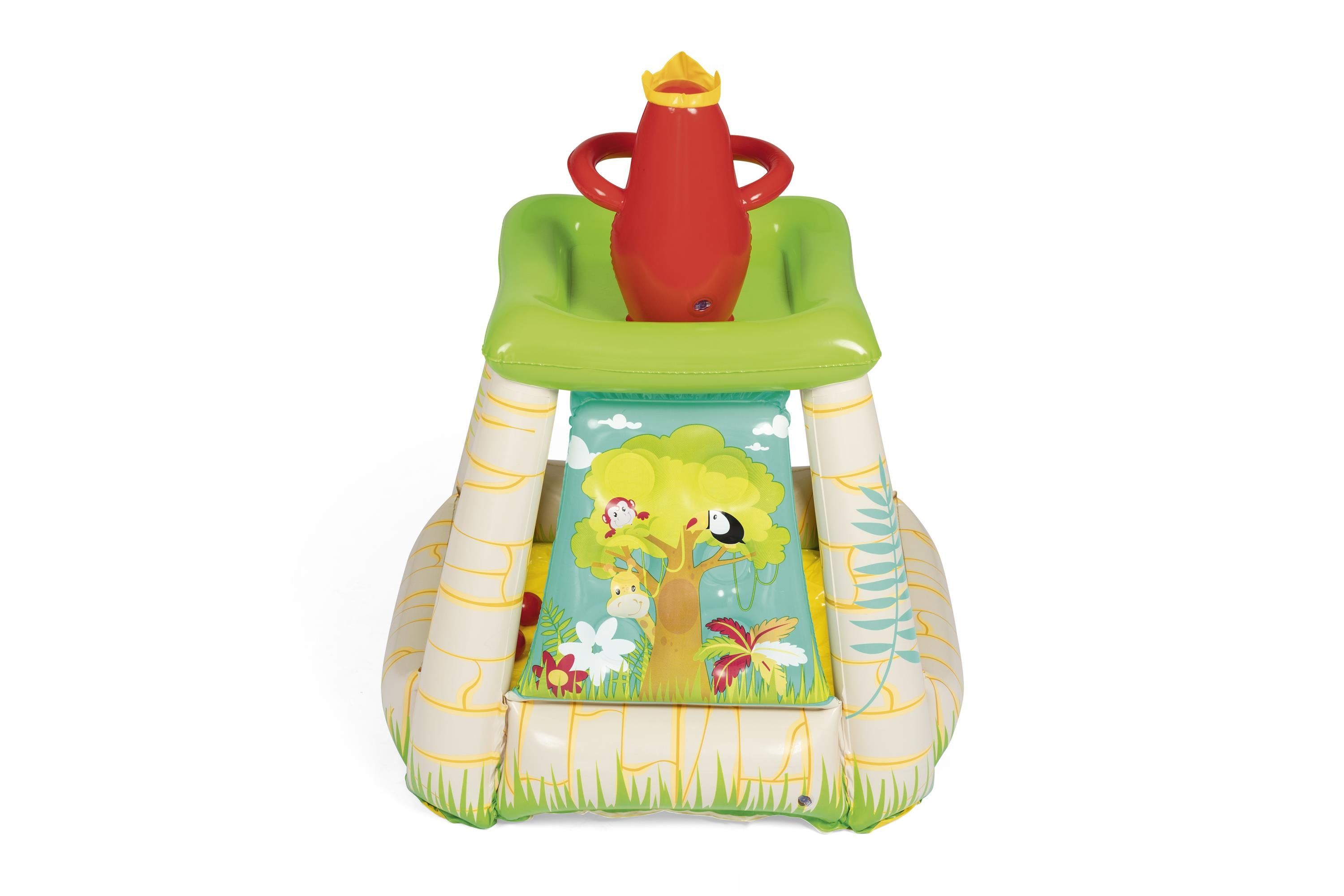 Up, In & Over™ 35" x 34" x 42"/89cm x 86cm x 1.07m Jungletime Ball Pit
