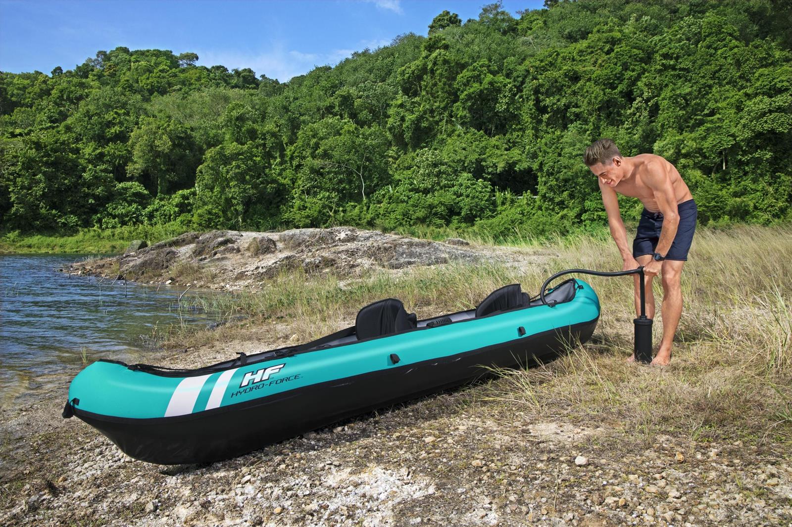 Hydro-Force™ Kajak-Set für 2 Personen Ventura X2 330 x 86 x 48 cm