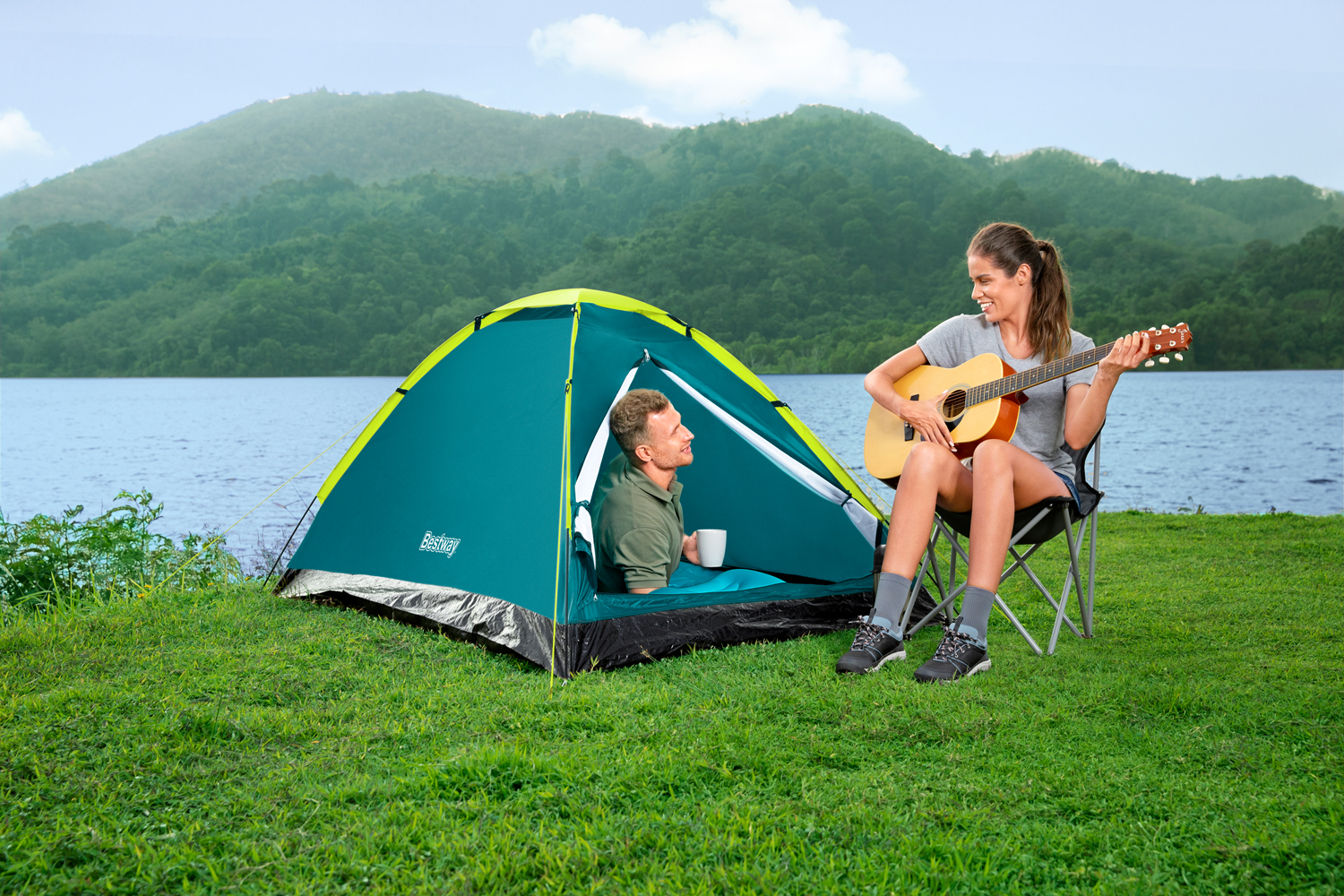 3-Personen-Zelt Cool Dome 3 210 x 210 x 130 cm