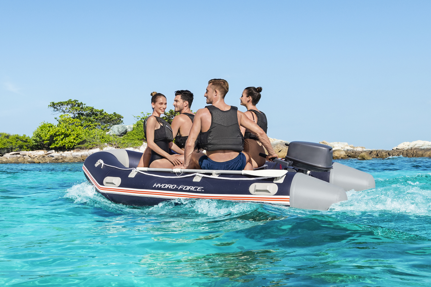 Hydro-Force™ Sportboot Komplett-Set Mirovia Pro™ 330 x 162 x 44 cm