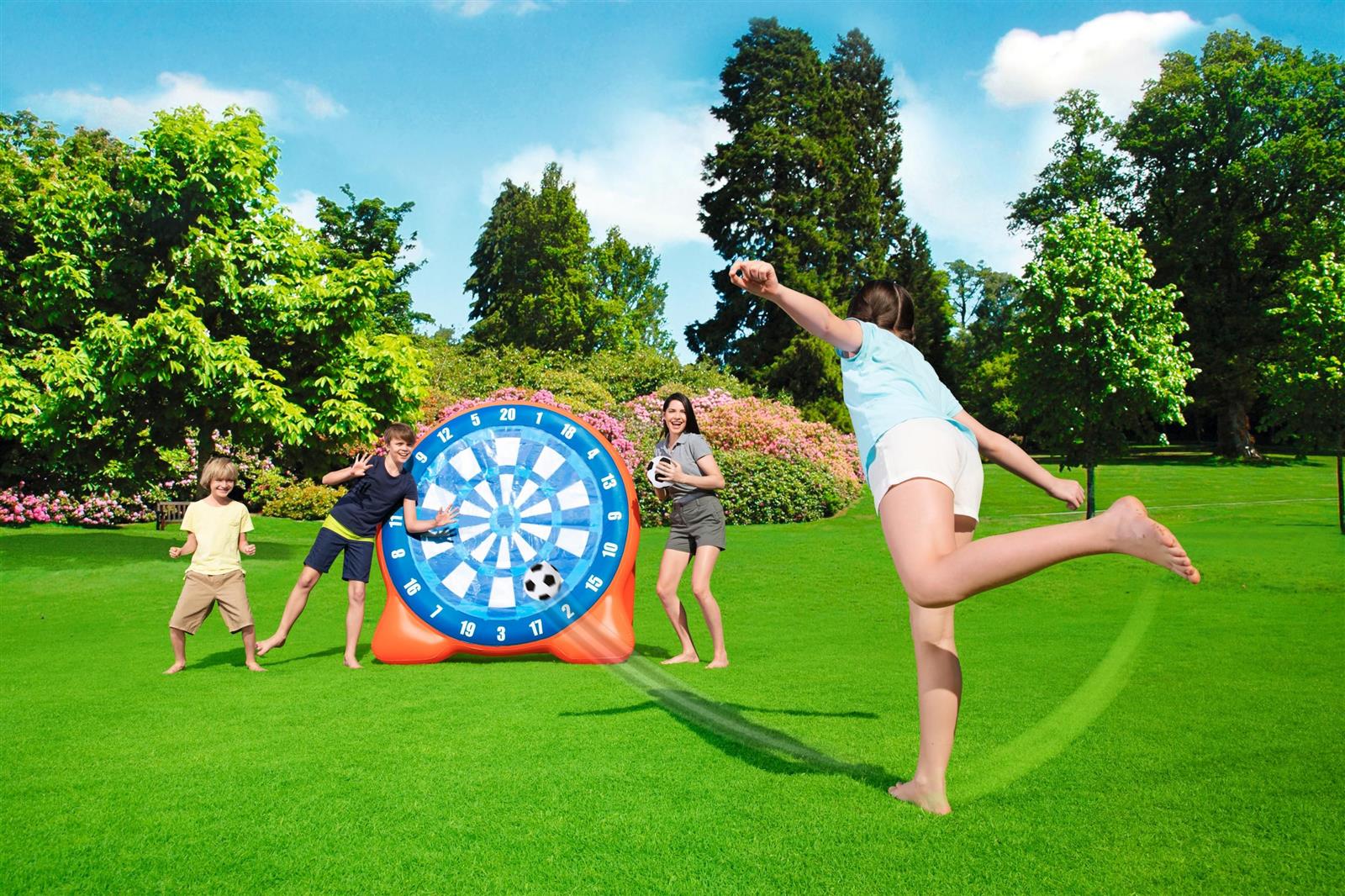 Fußball-Dartscheibe Air Blast Soccer™ 157 x 107 x 157cm