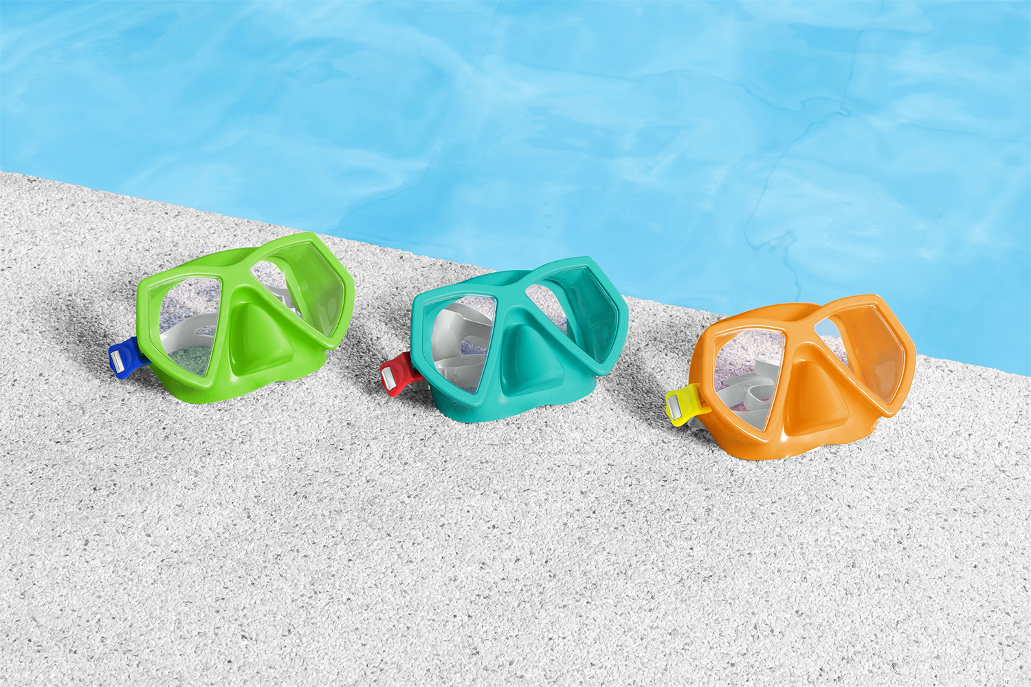 Dominator Essential™ Tauchmaske ab 7 Jahren, sortiert