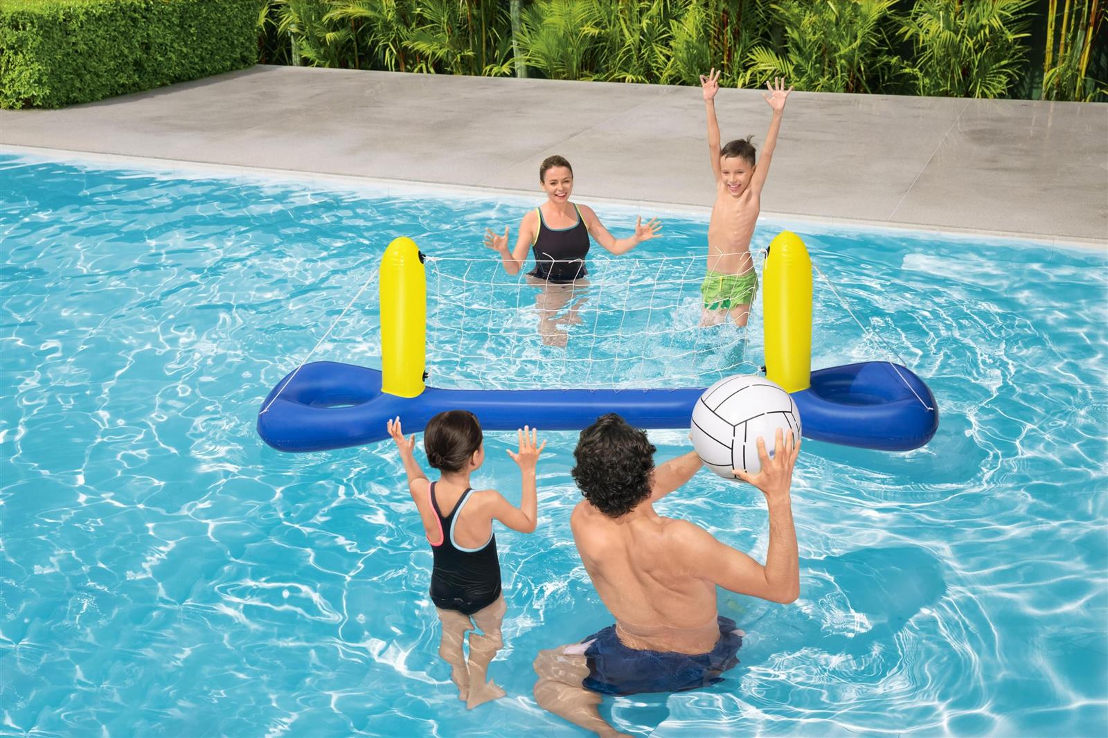Schwimmendes Volleyball-Set 244 x 64 cm