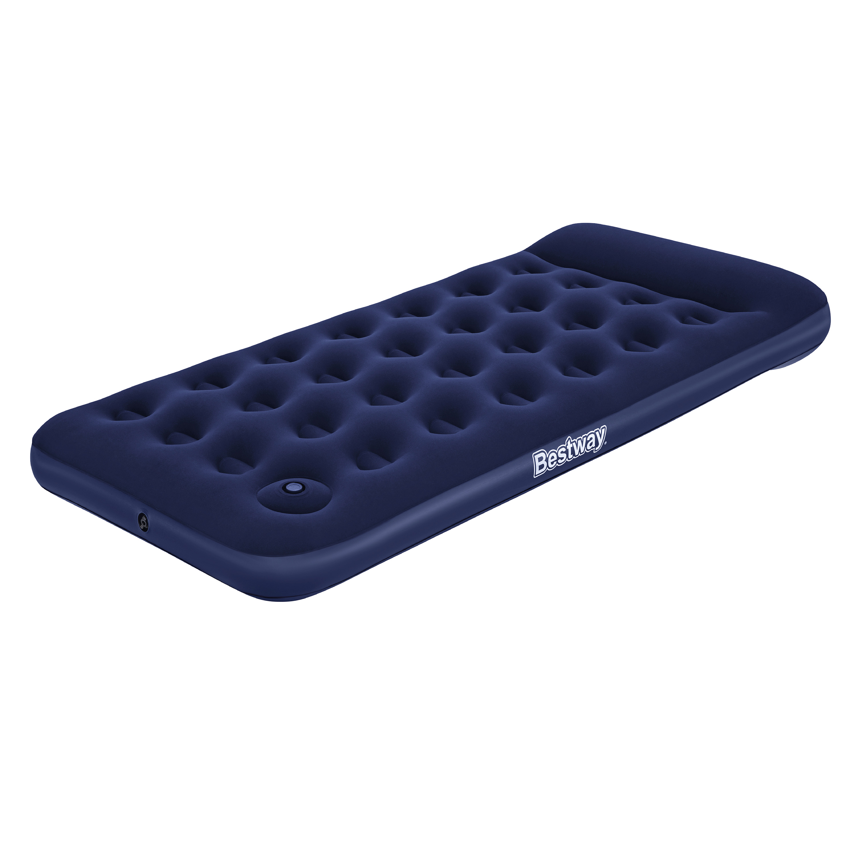 Single Luftbett mit integrierter Fußpumpe 188 x 99 x 28 cm