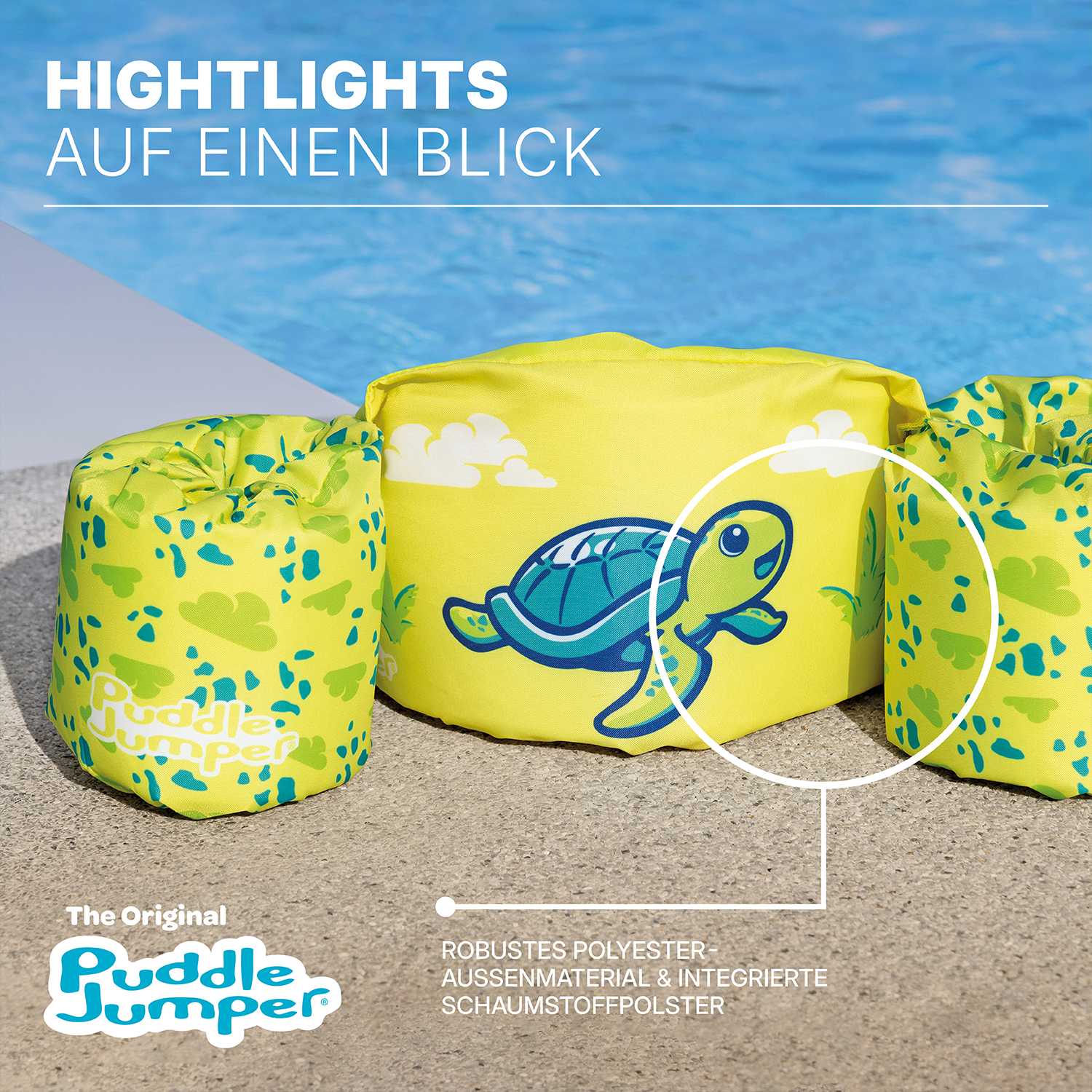 Puddle Jumper® Schwimmflügelweste Kleine Schildkröte 2-6 Jahre