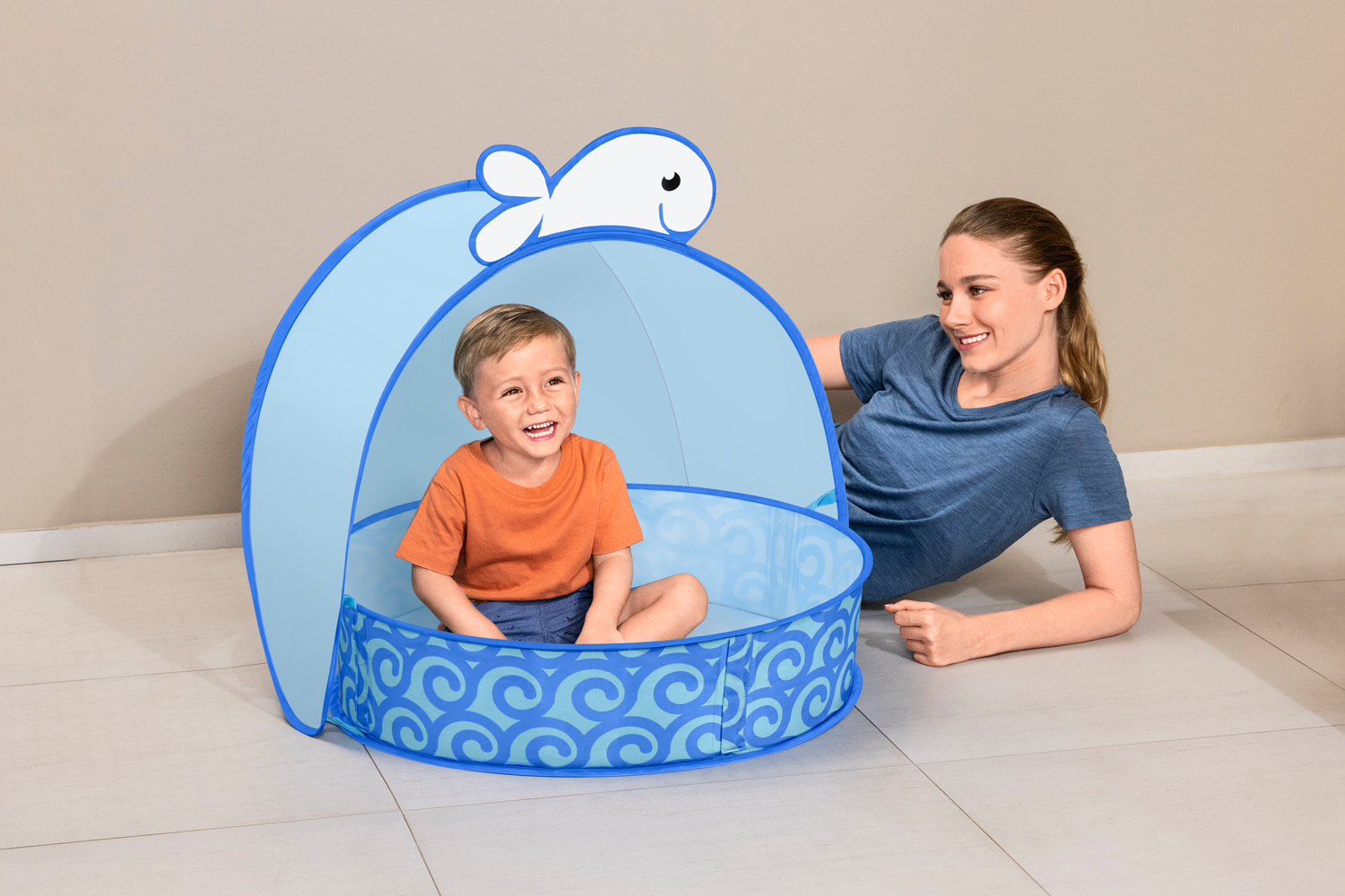 Pop-Up n' Splash™ Planschbecken mit Sonnenschutzdach 78 x 68 x 60 cm