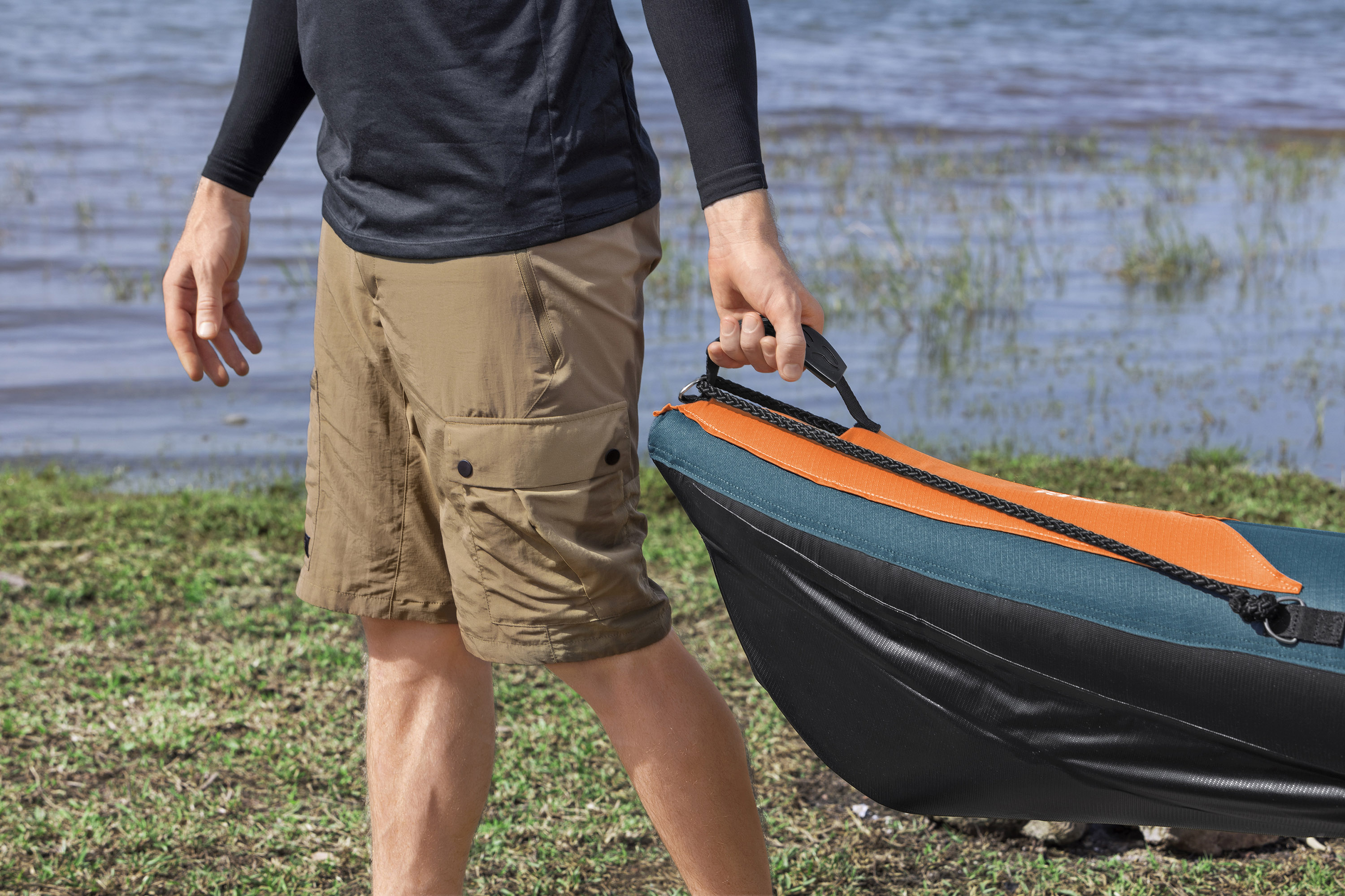 Hydro Force® Kajak Set Angler Elite™ mit Anglersitz 380 x 99 x 37 cm