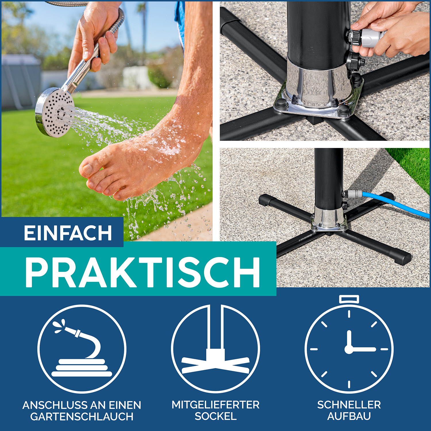 Gartendusche Solarflow™ 20 Liter Gartendusche Solarflow™ 20 Liter