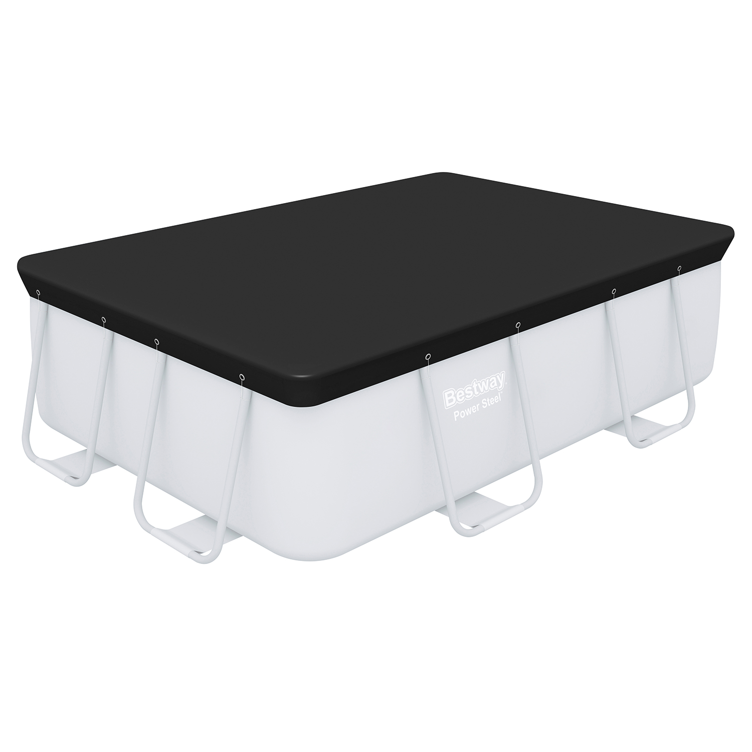 PVC Abdeckplane 269 x 179 cm, schwarz, eckig PVC Abdeckplane 269 x 179 cm, schwarz, eckig