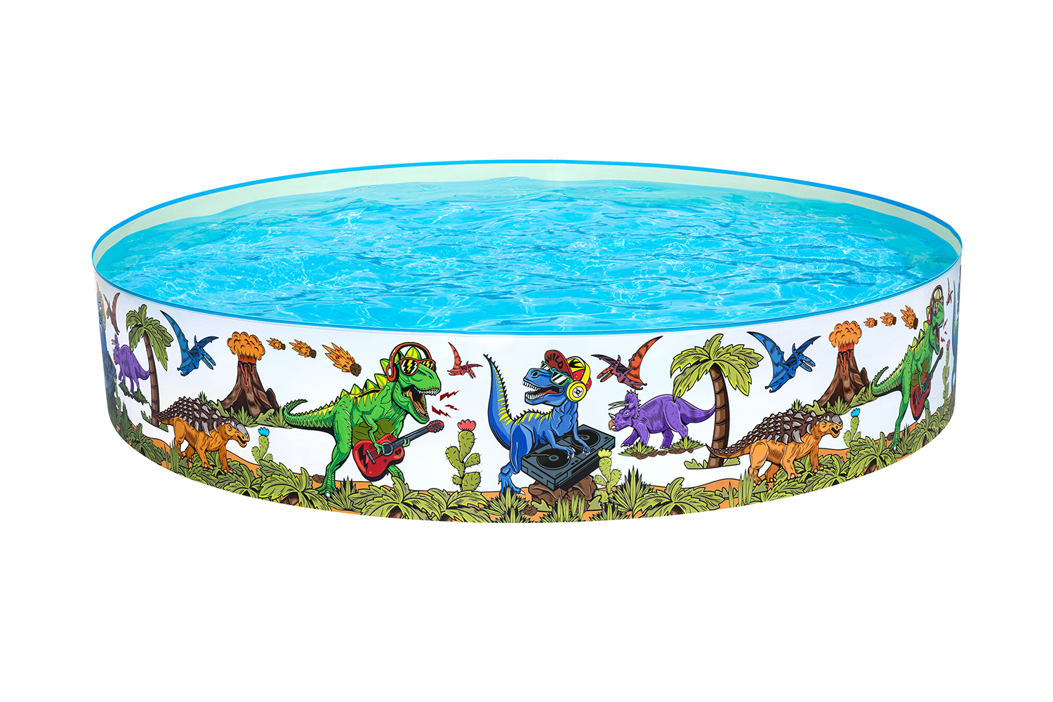 Fill 'N Fun™ Planschbecken Dinosaurier, Ø 244 x 46 cm