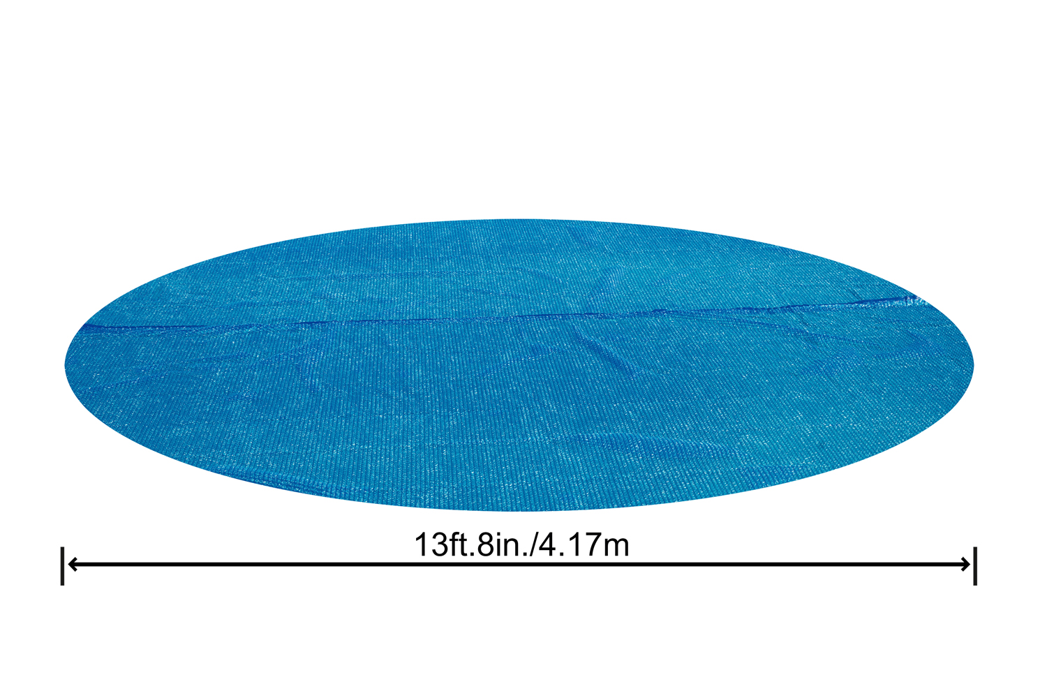 PE-Solarabdeckplane Ø 417 cm, blau, rund