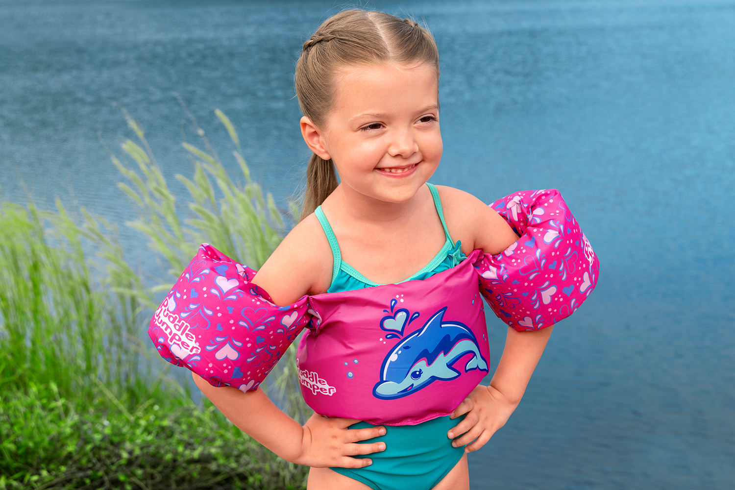 Puddle Jumper® Schwimmflügelweste Kleiner Delfin 2-6 Jahre